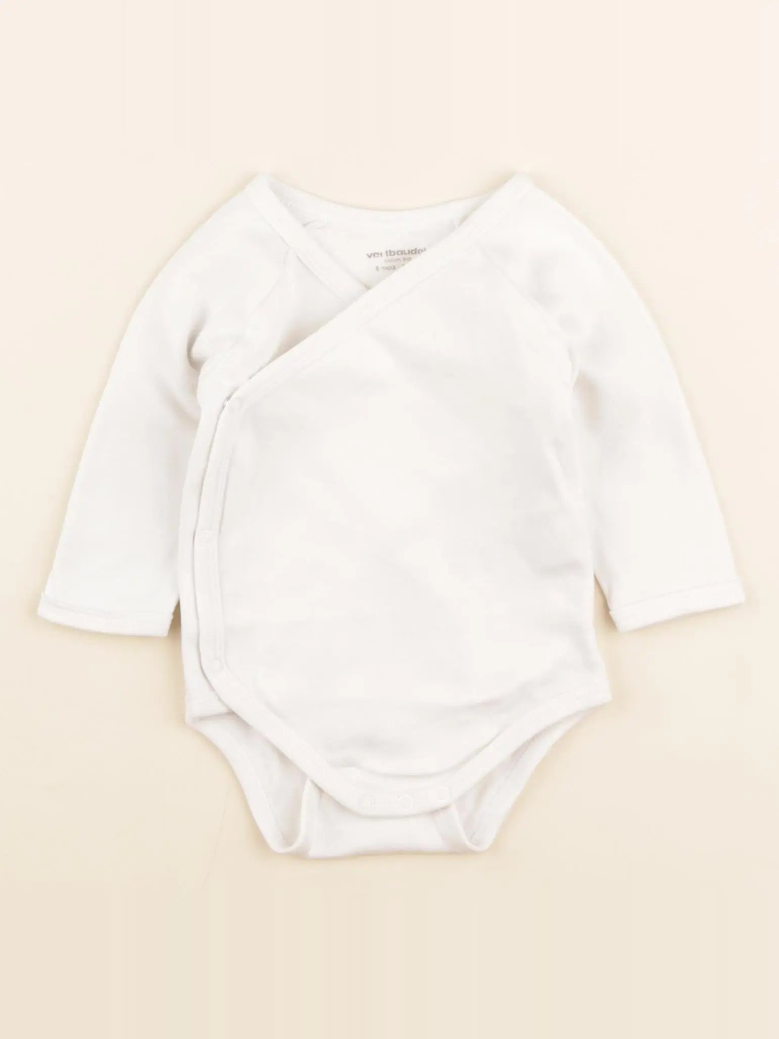 Vertbaudet - body blanc - 6 mois