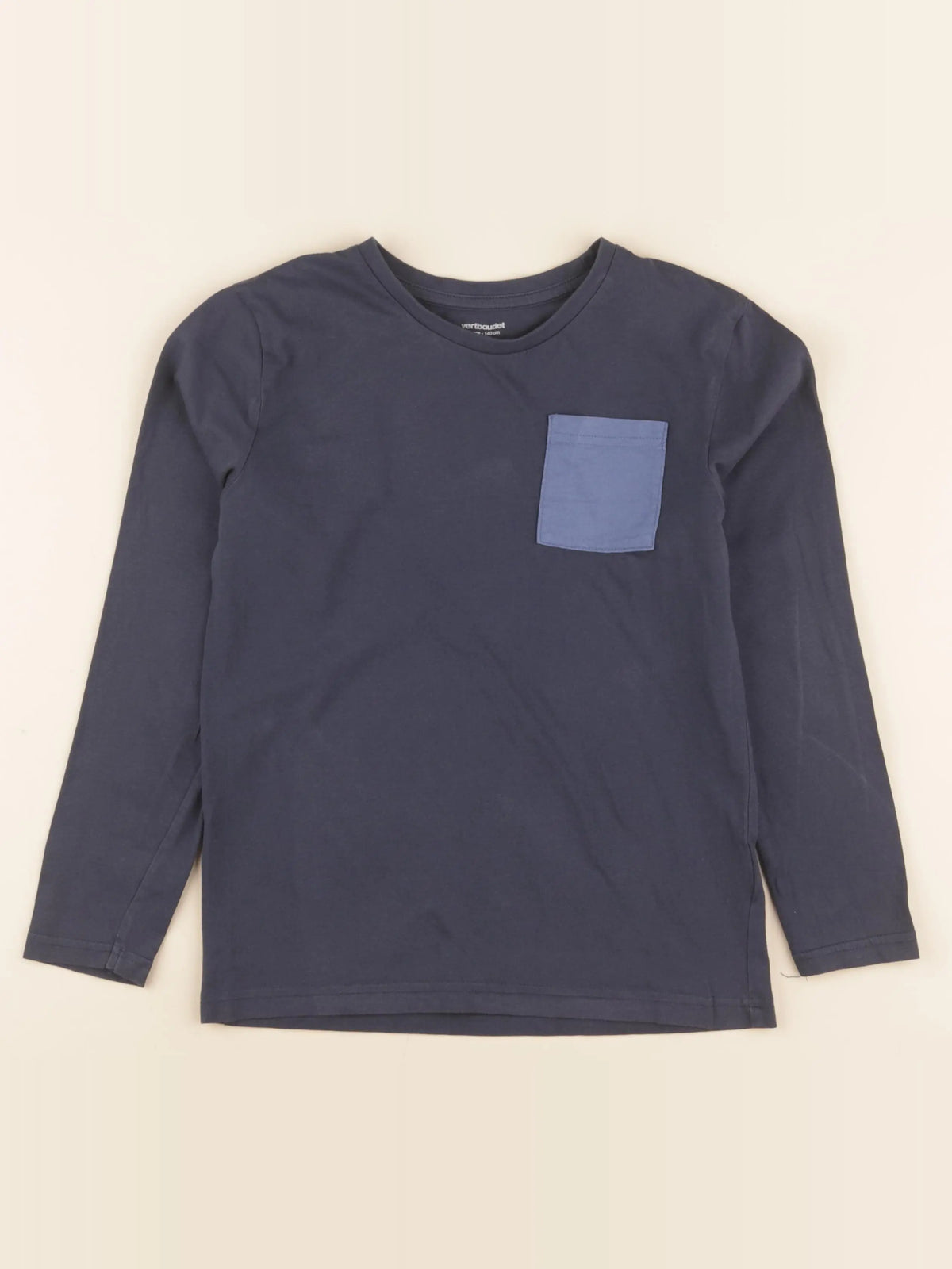 Vertbaudet - tee-shirt bleu - 10 ans