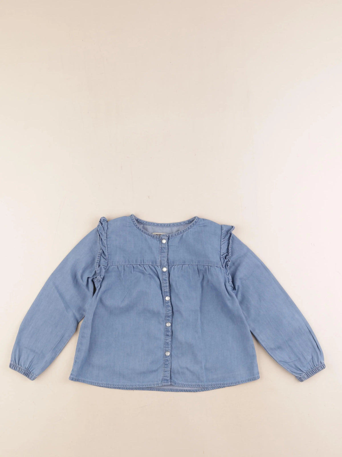 Vertbaudet - blouse bleu - 5 ans