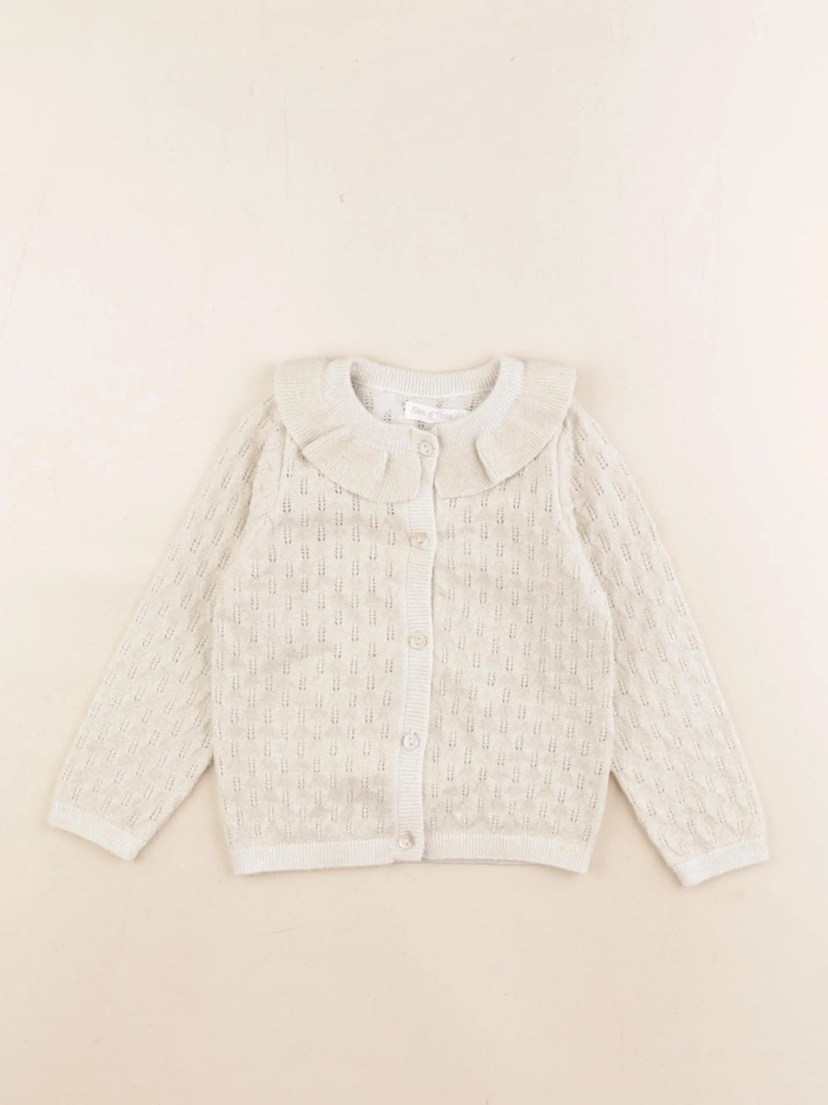 Eden & Victor - gilet or - 12 mois