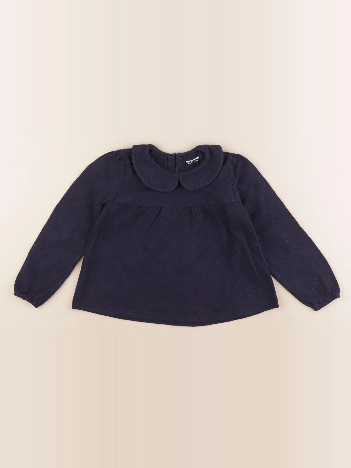Vertbaudet - tee-shirt bleu - 5 ans