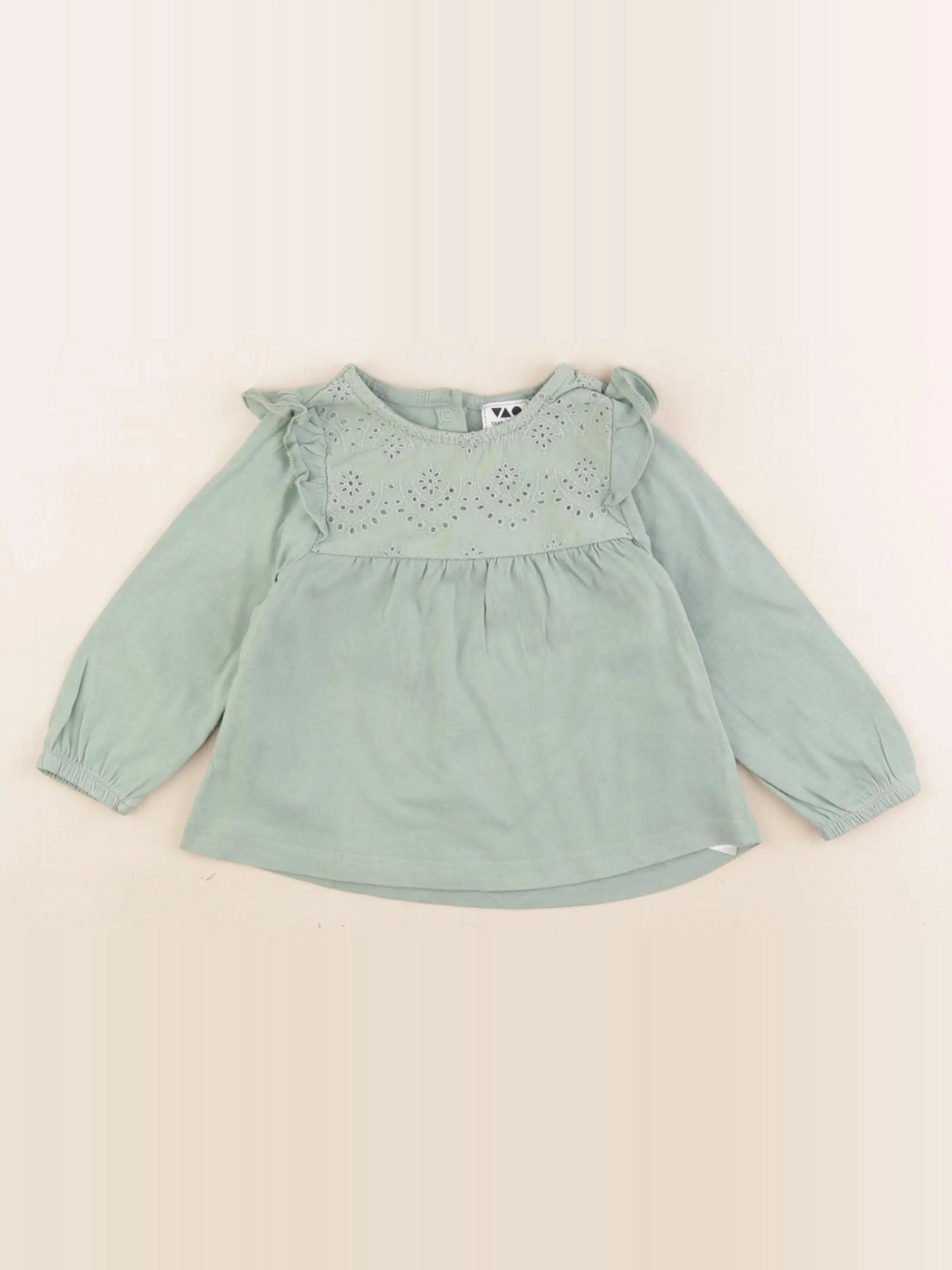 Tape à l'oeil - tee-shirt vert - 12 mois