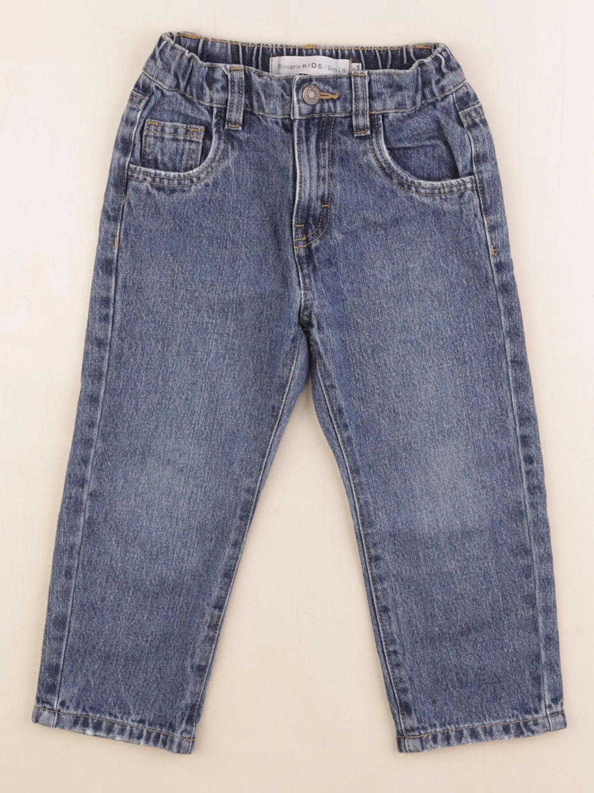Monoprix - jean bleu - 4 ans