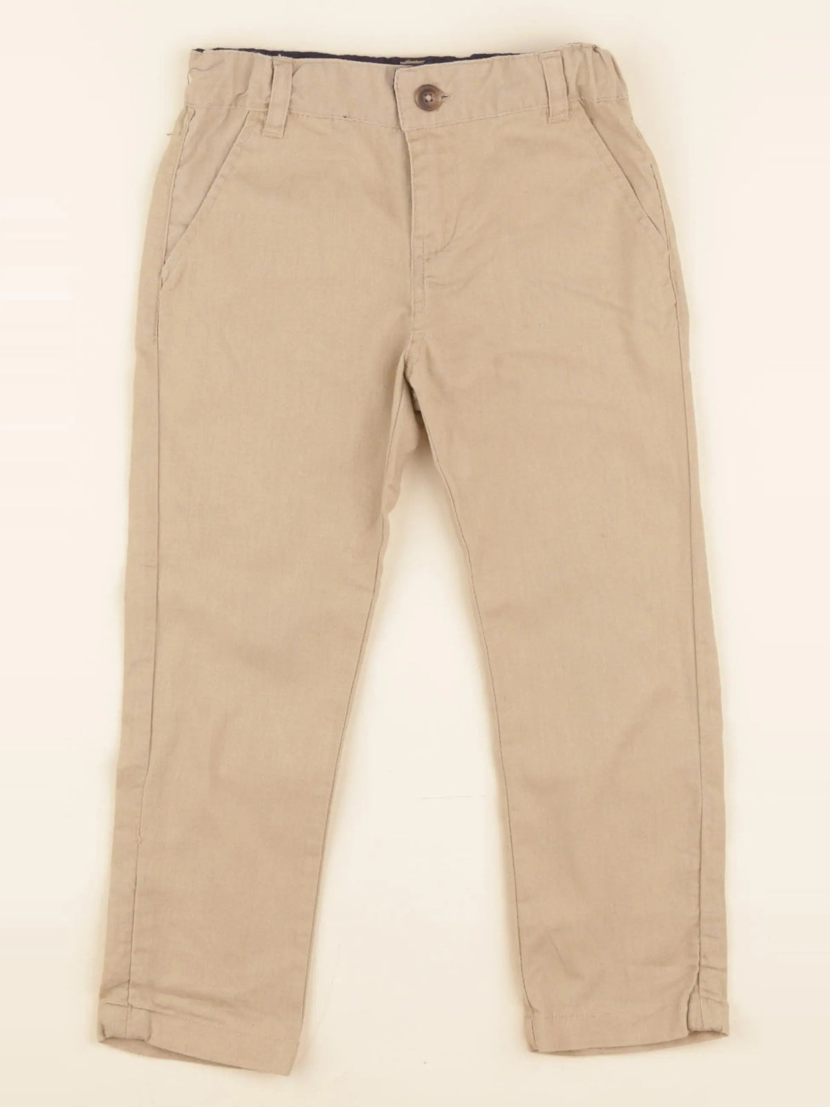Vertbaudet - pantalon beige - 4 ans