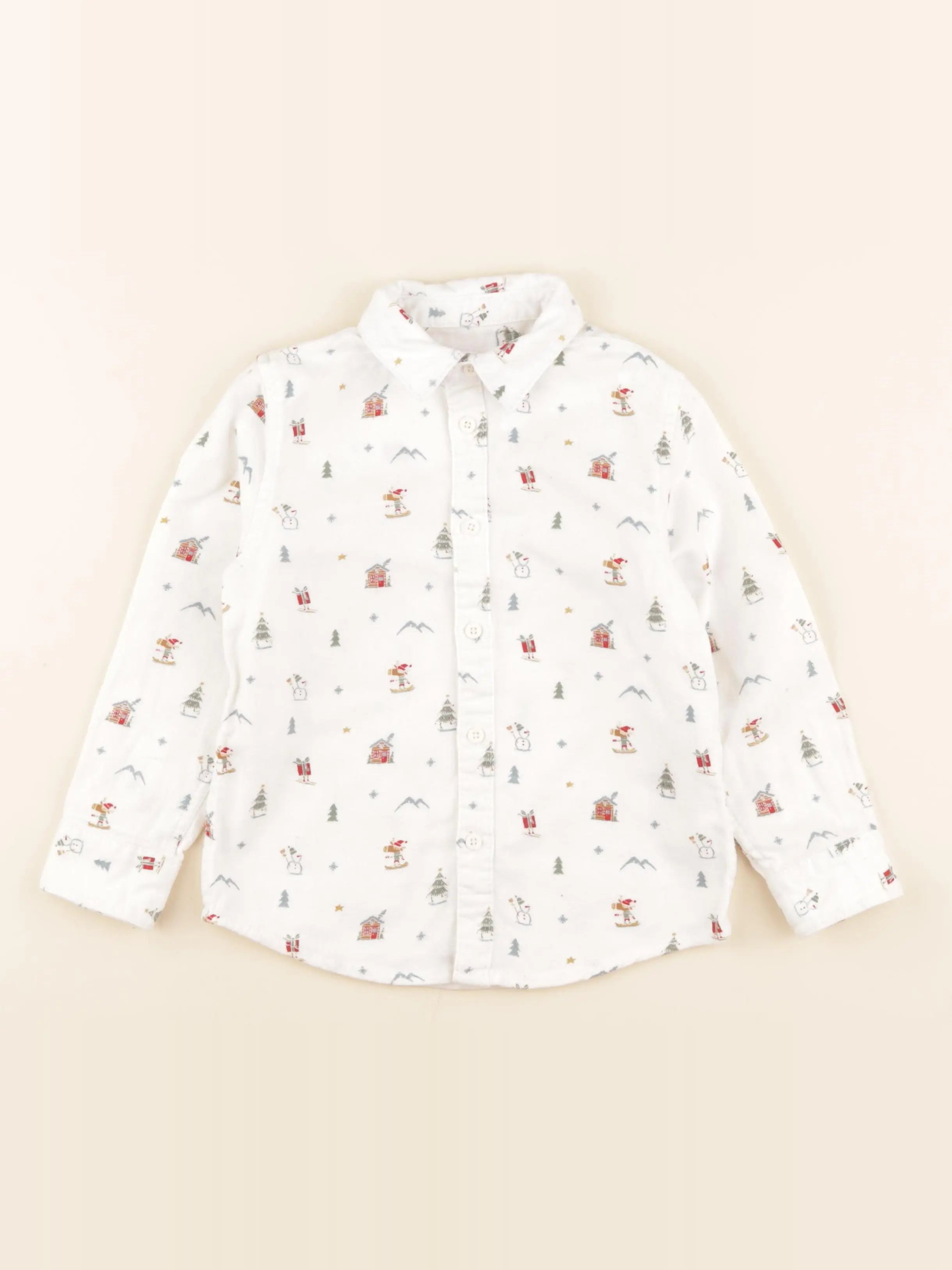 Vertbaudet - chemise blanc - 5 ans