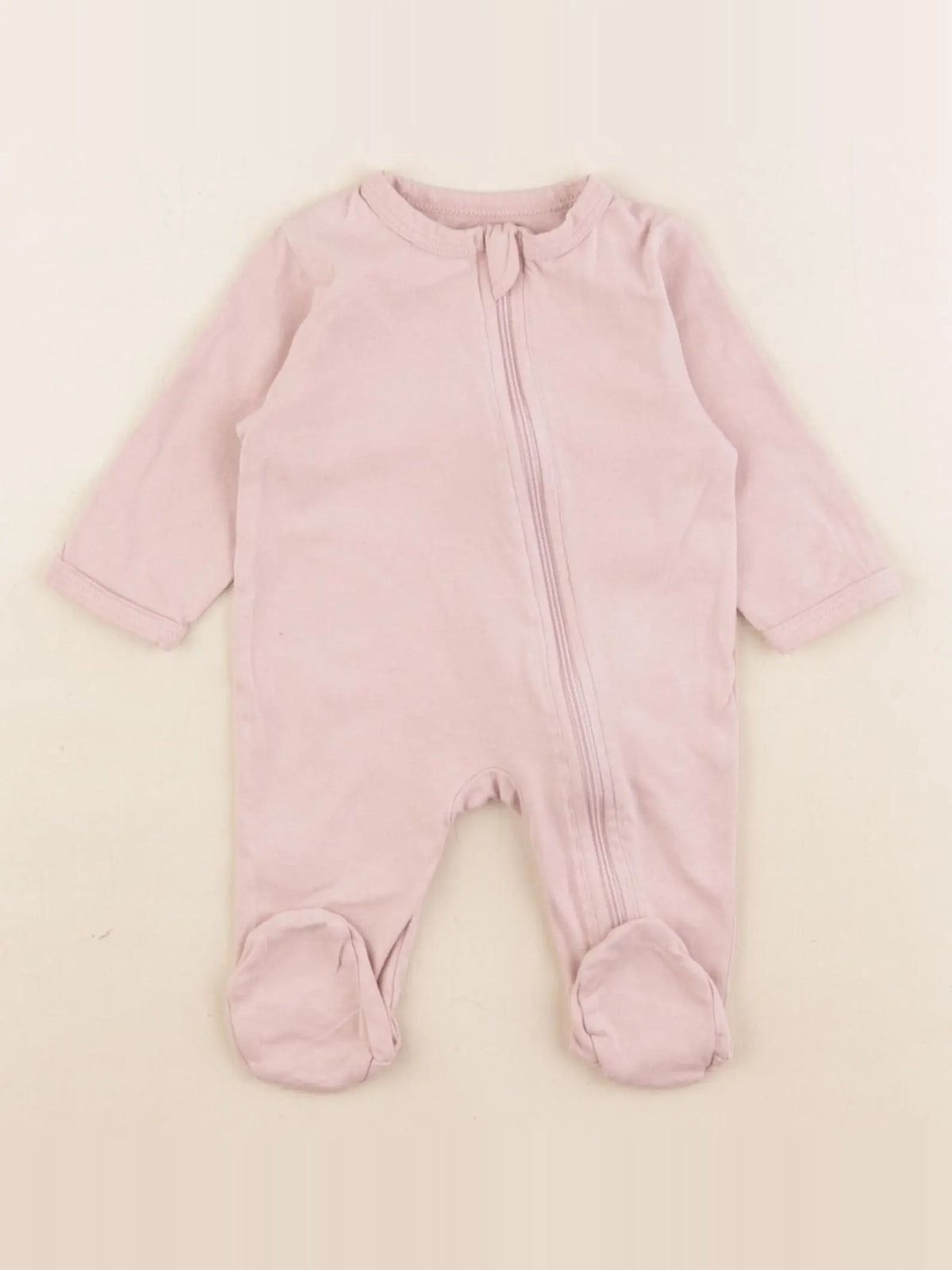 Vertbaudet - pyjama coton rose - 1 mois
