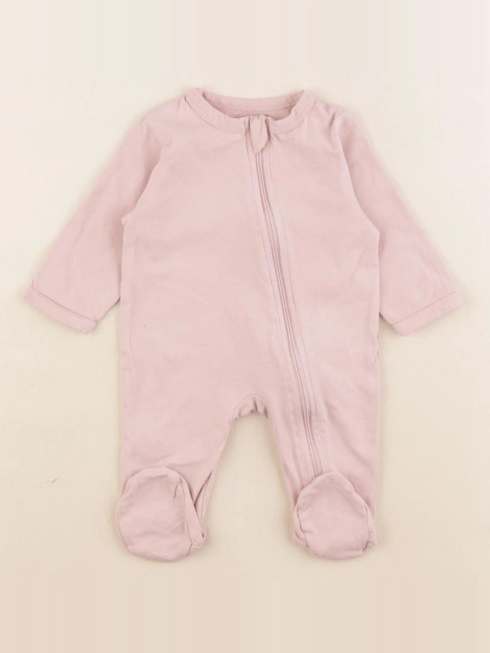 Vertbaudet - pyjama coton rose - 1 mois