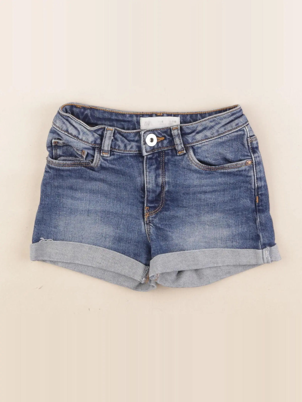 Zara - short bleu - 6 ans