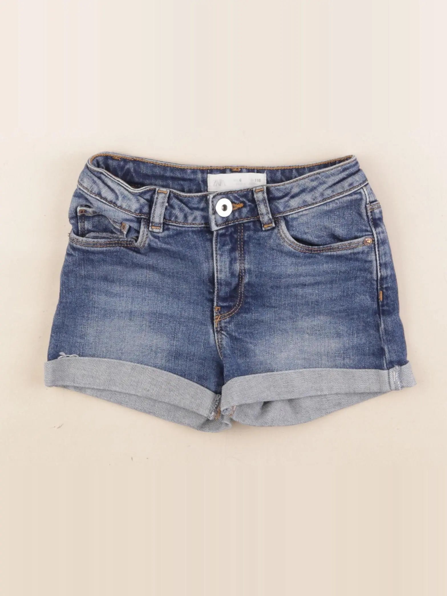 Zara - short bleu - 6 ans
