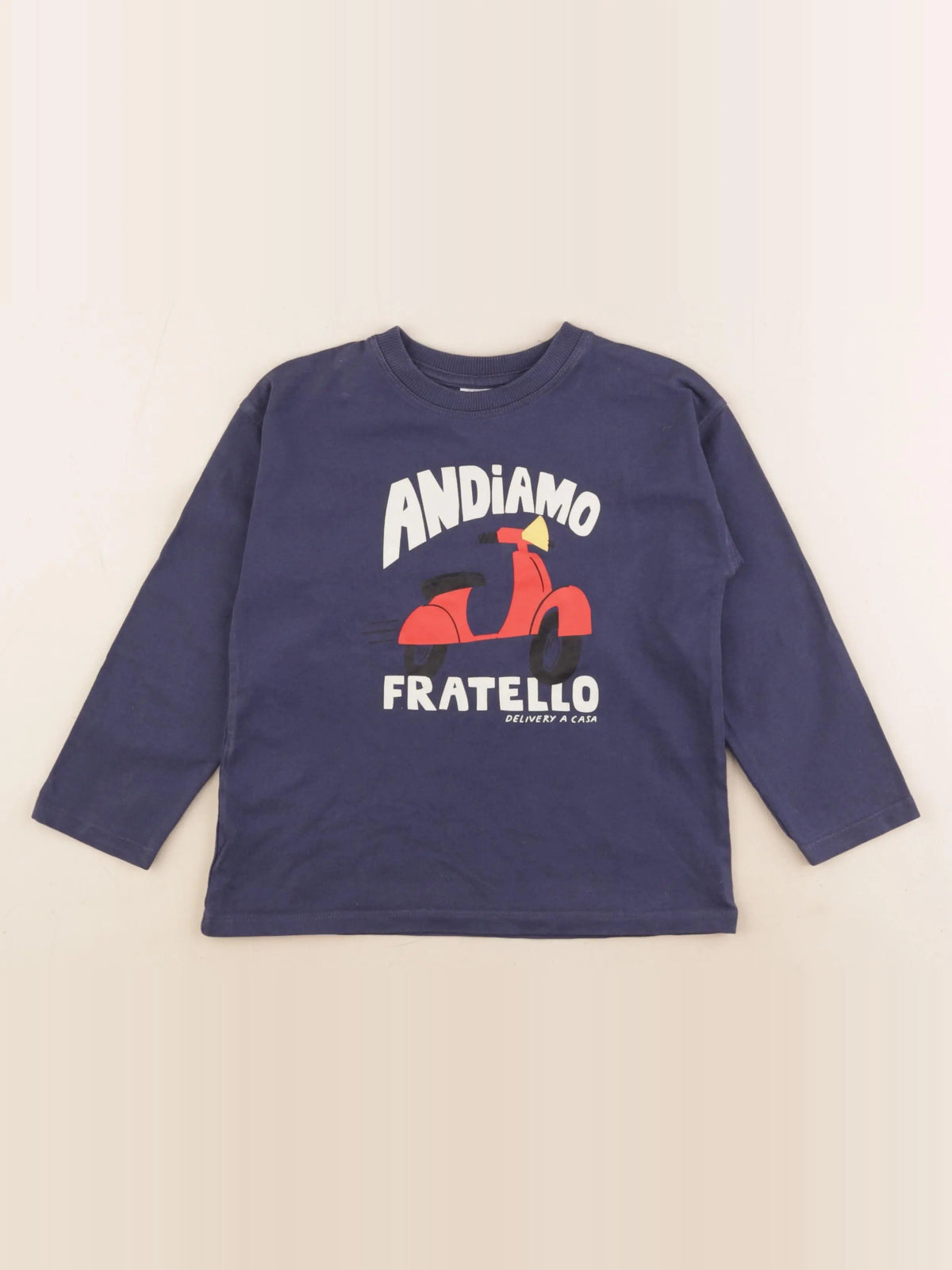 Zara - tee-shirt bleu - 3/4 ans