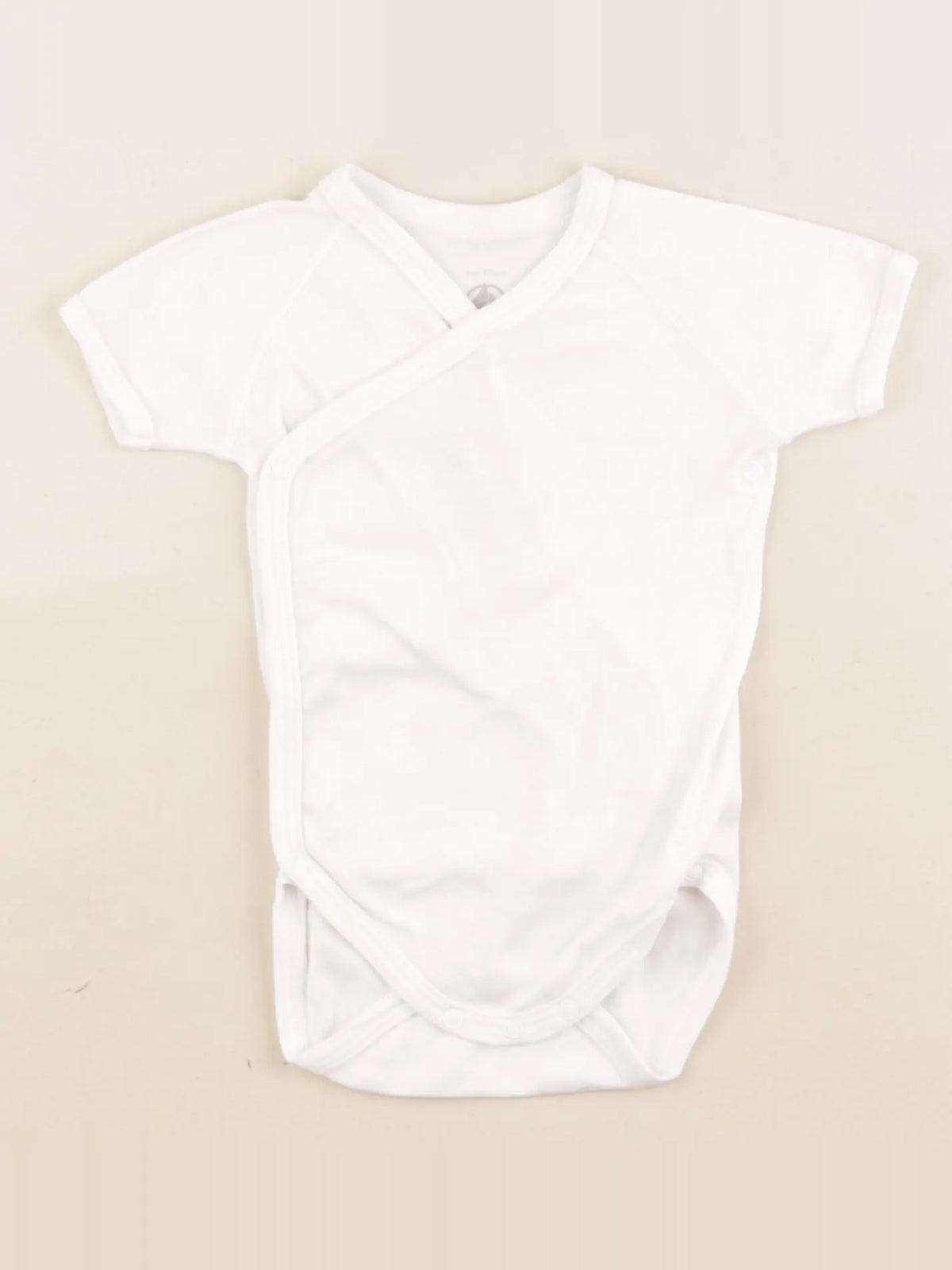 Petit Bateau - body blanc - 6 mois
