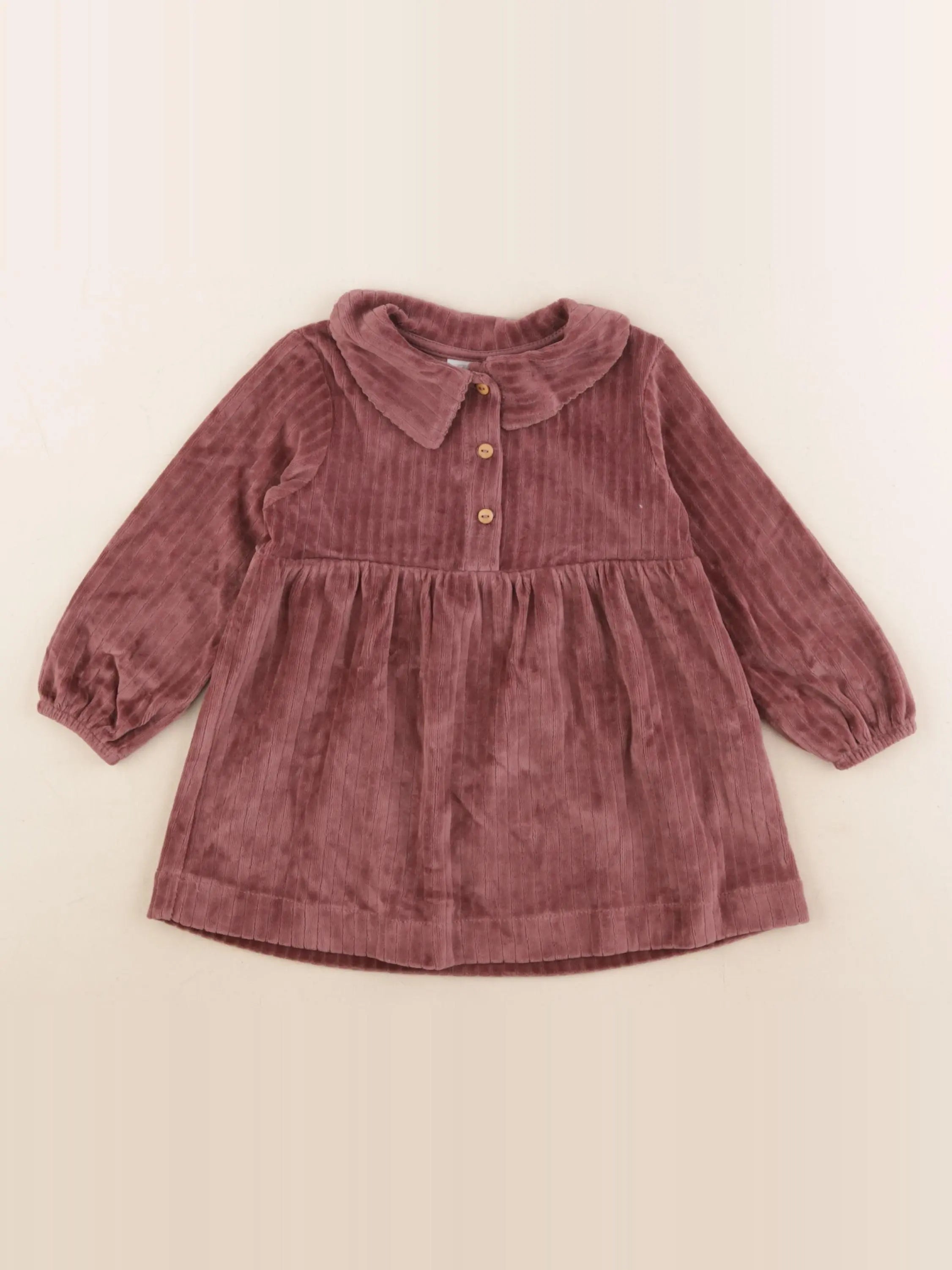 Zara - robe violet - 9/12 mois