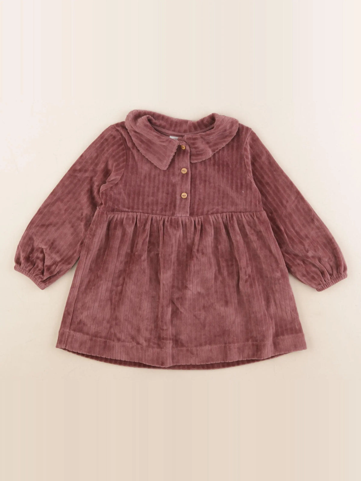Zara - robe violet - 9/12 mois