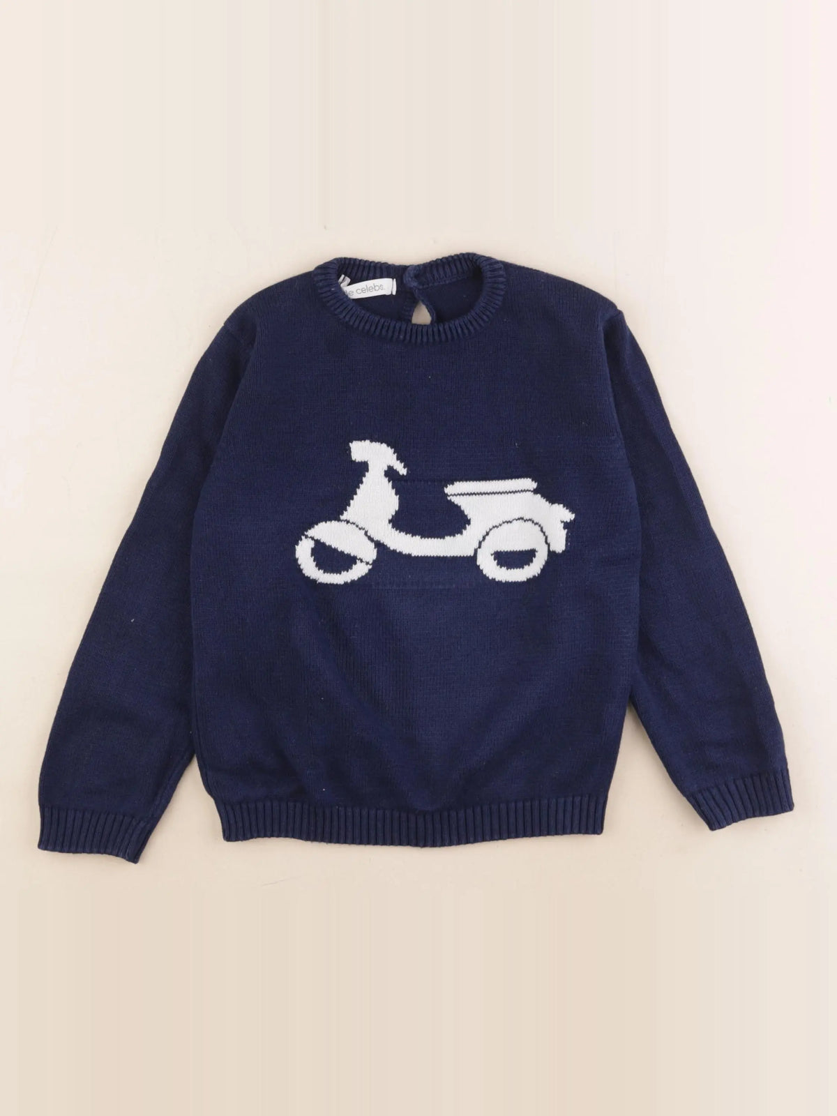 Little Celebs - pull bleu - 3 ans