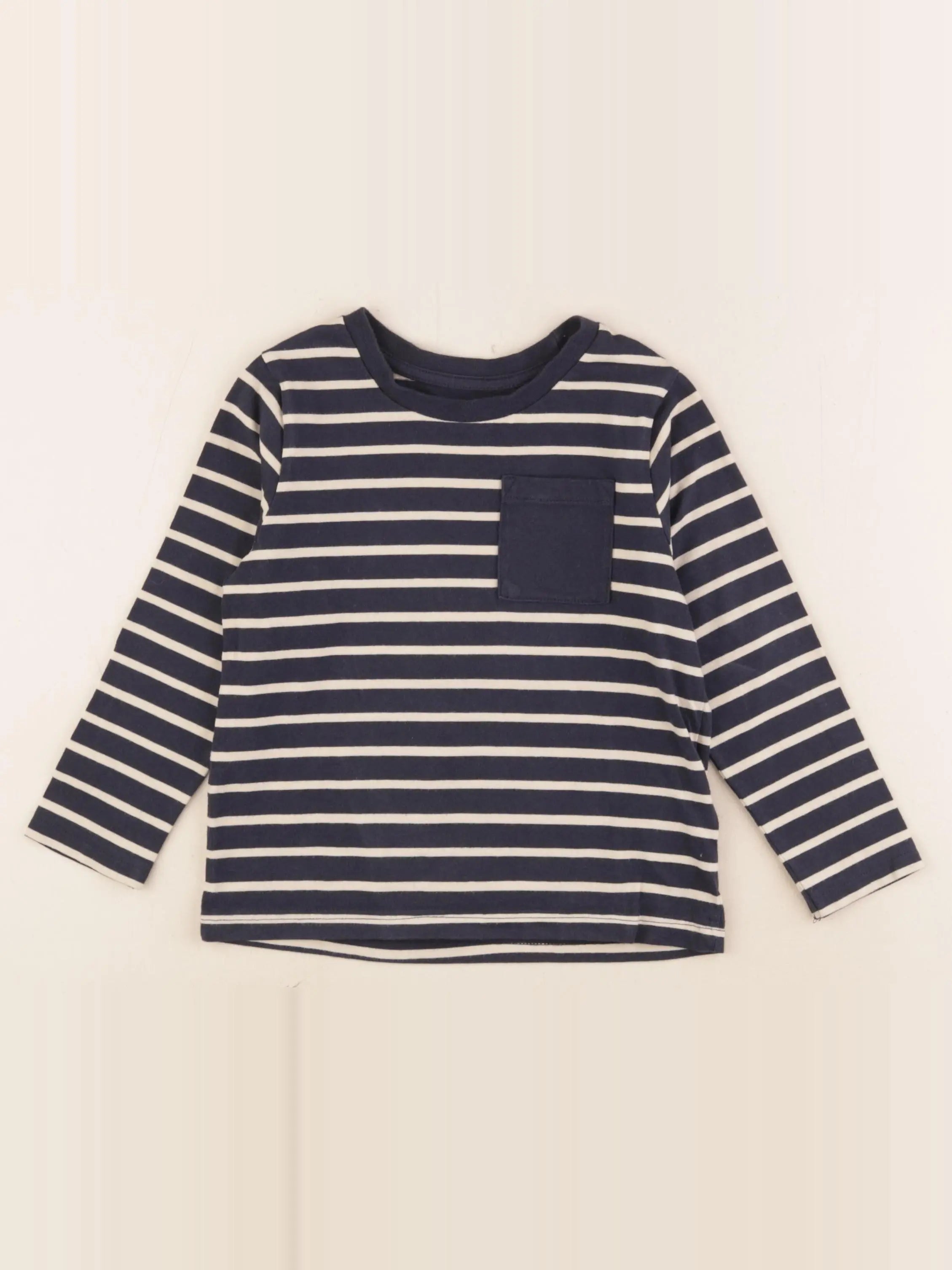 Vertbaudet - tee-shirt bleu - 5 ans