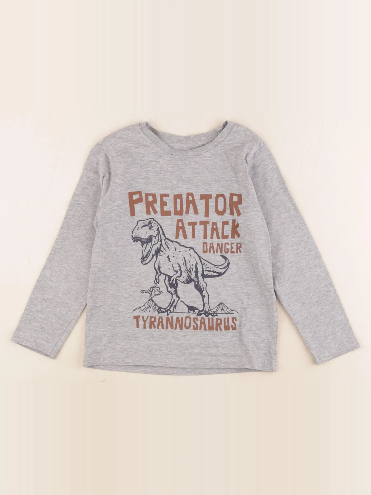 Vertbaudet - tee-shirt gris - 5 ans