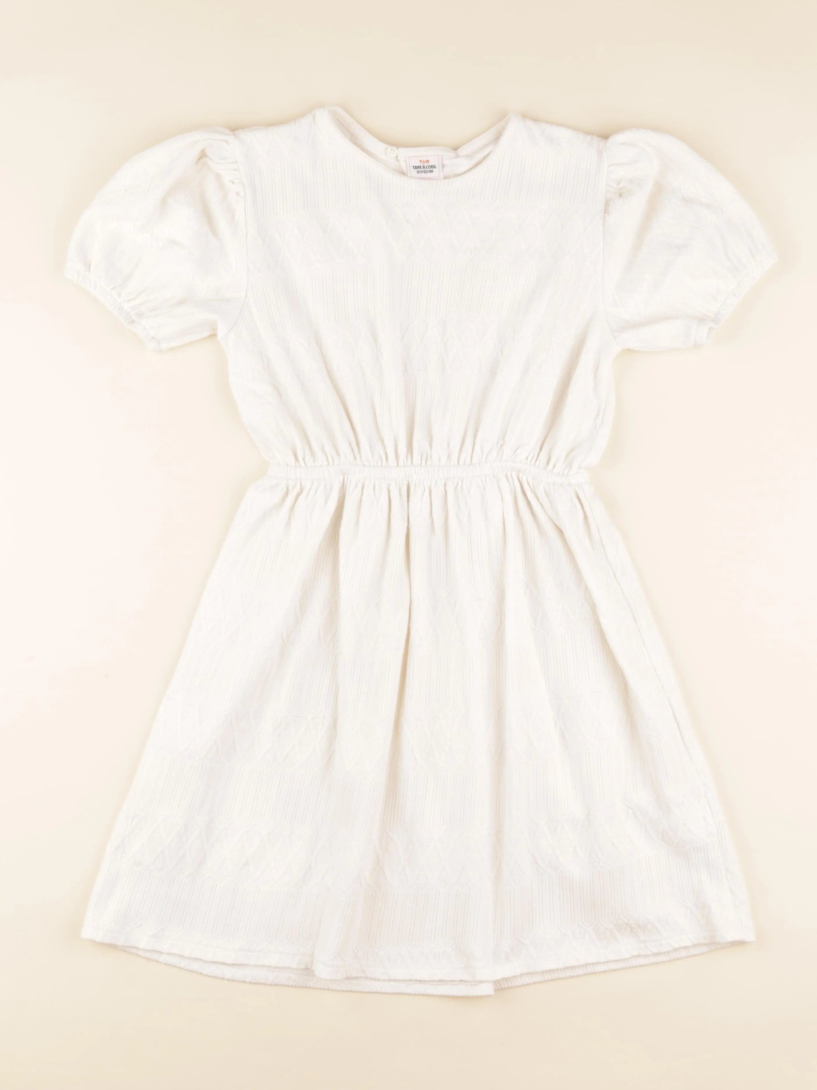 Tape à l'oeil - robe blanc - 12 ans
