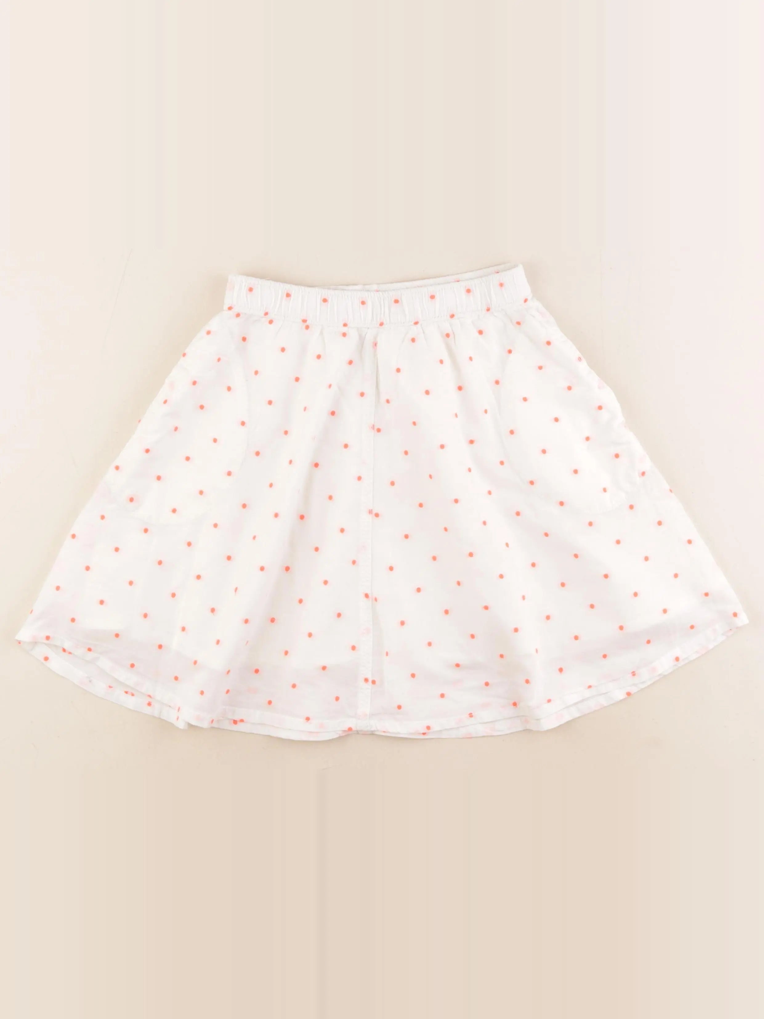 Bellerose - jupe blanc, rose - 6 ans