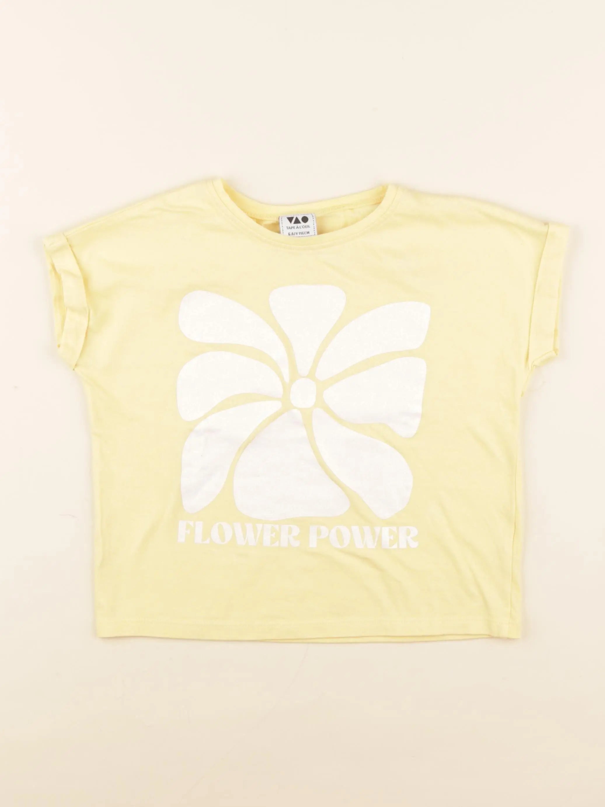 Tape à l'oeil - tee-shirt jaune - 6 ans