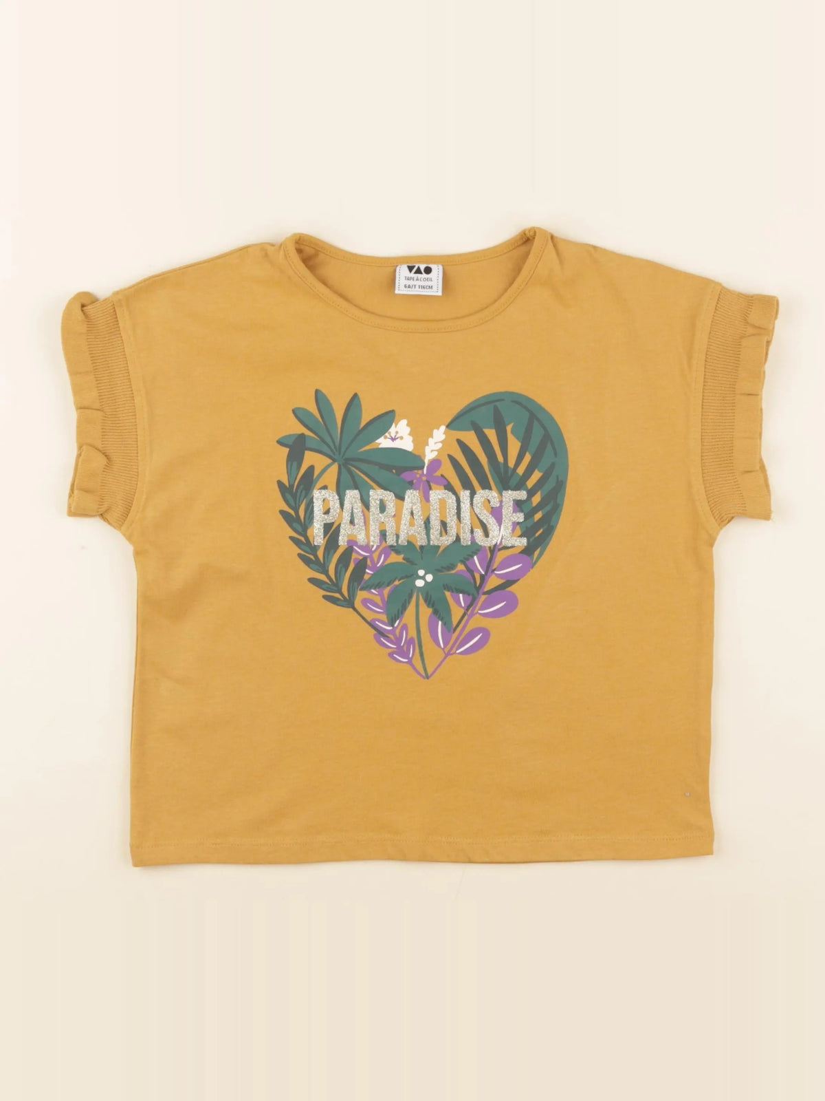 Tape à l'oeil - tee-shirt jaune - 6 ans