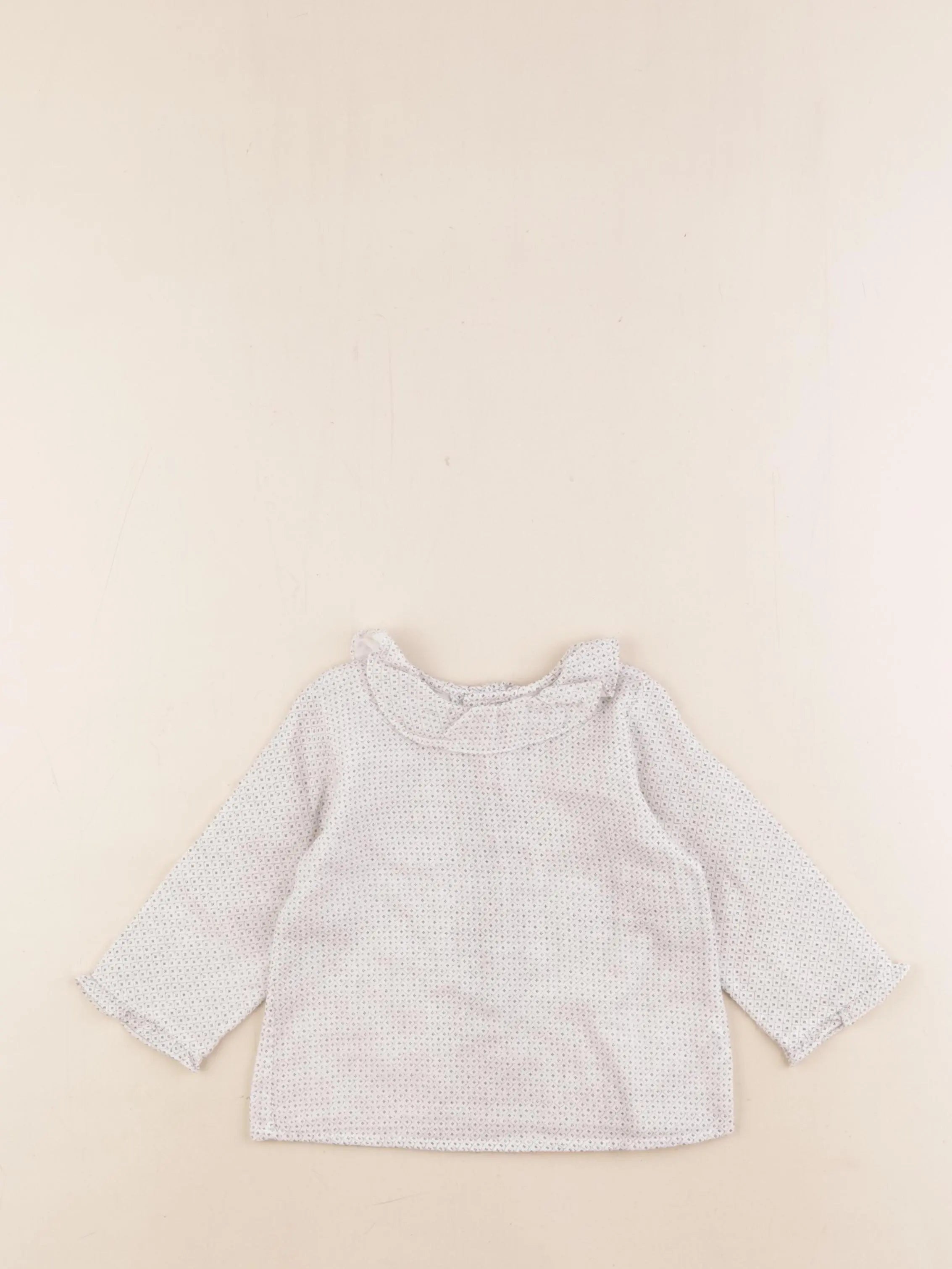 Bonpoint - blouse noir, blanc - 12 mois