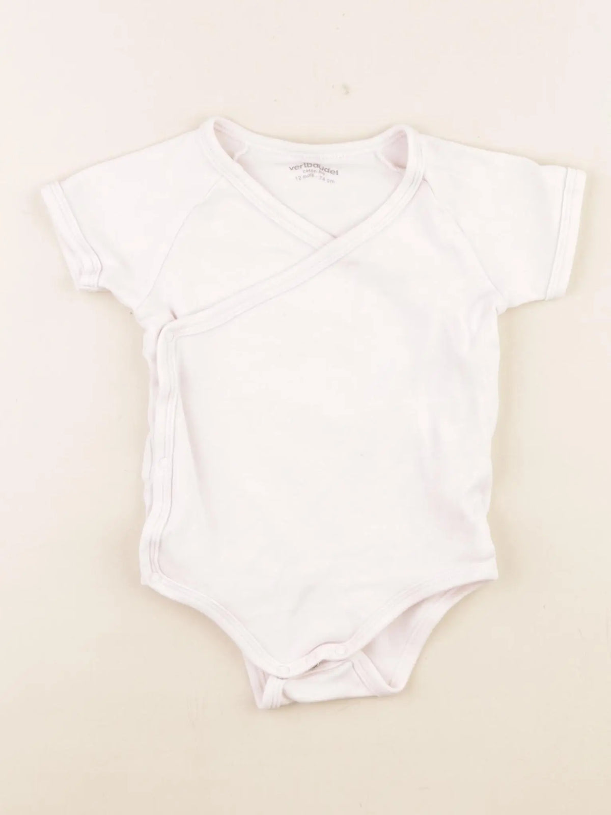 Vertbaudet - body rose - 12 mois