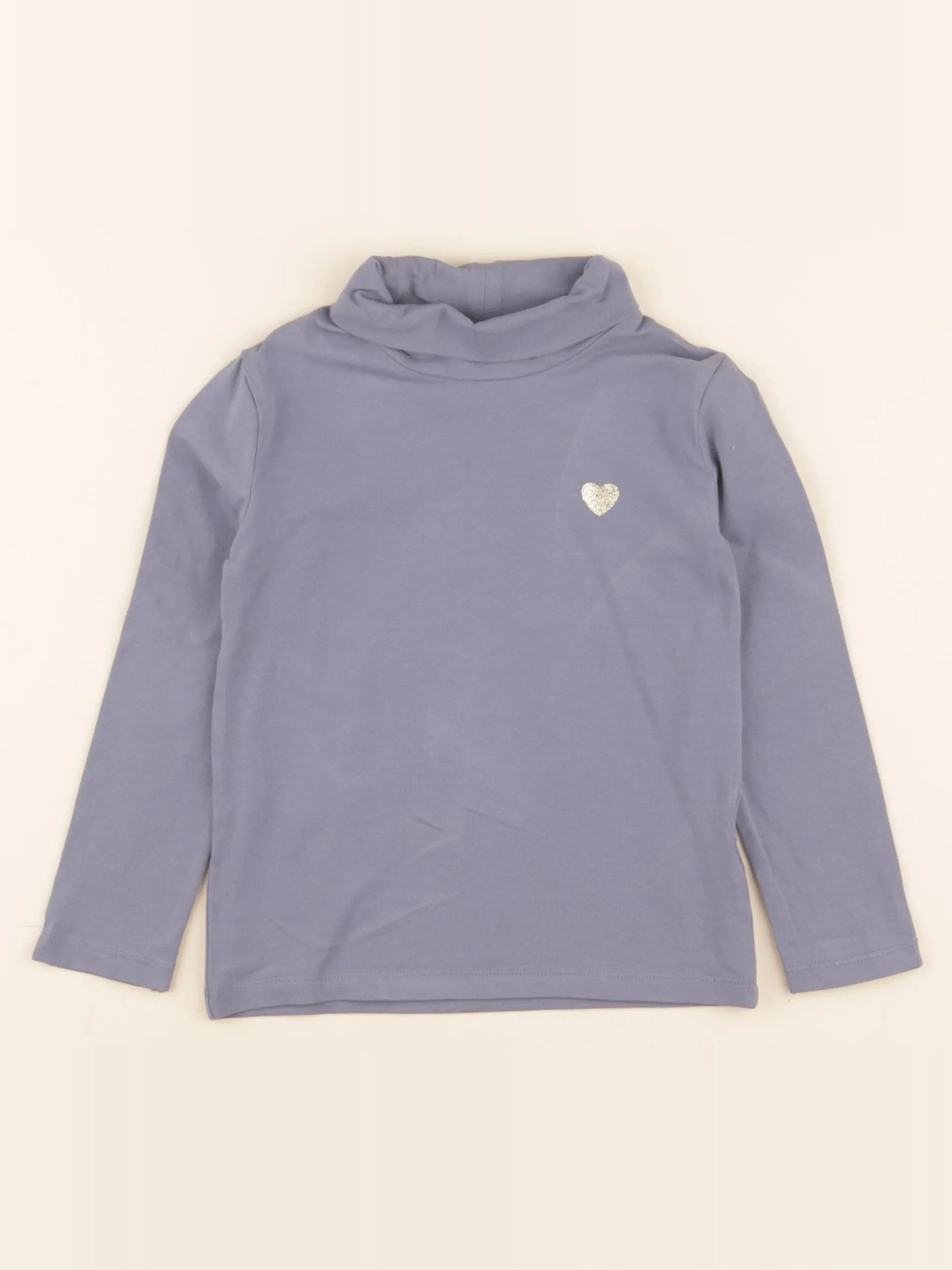 Vertbaudet - sous-pull bleu - 4 ans