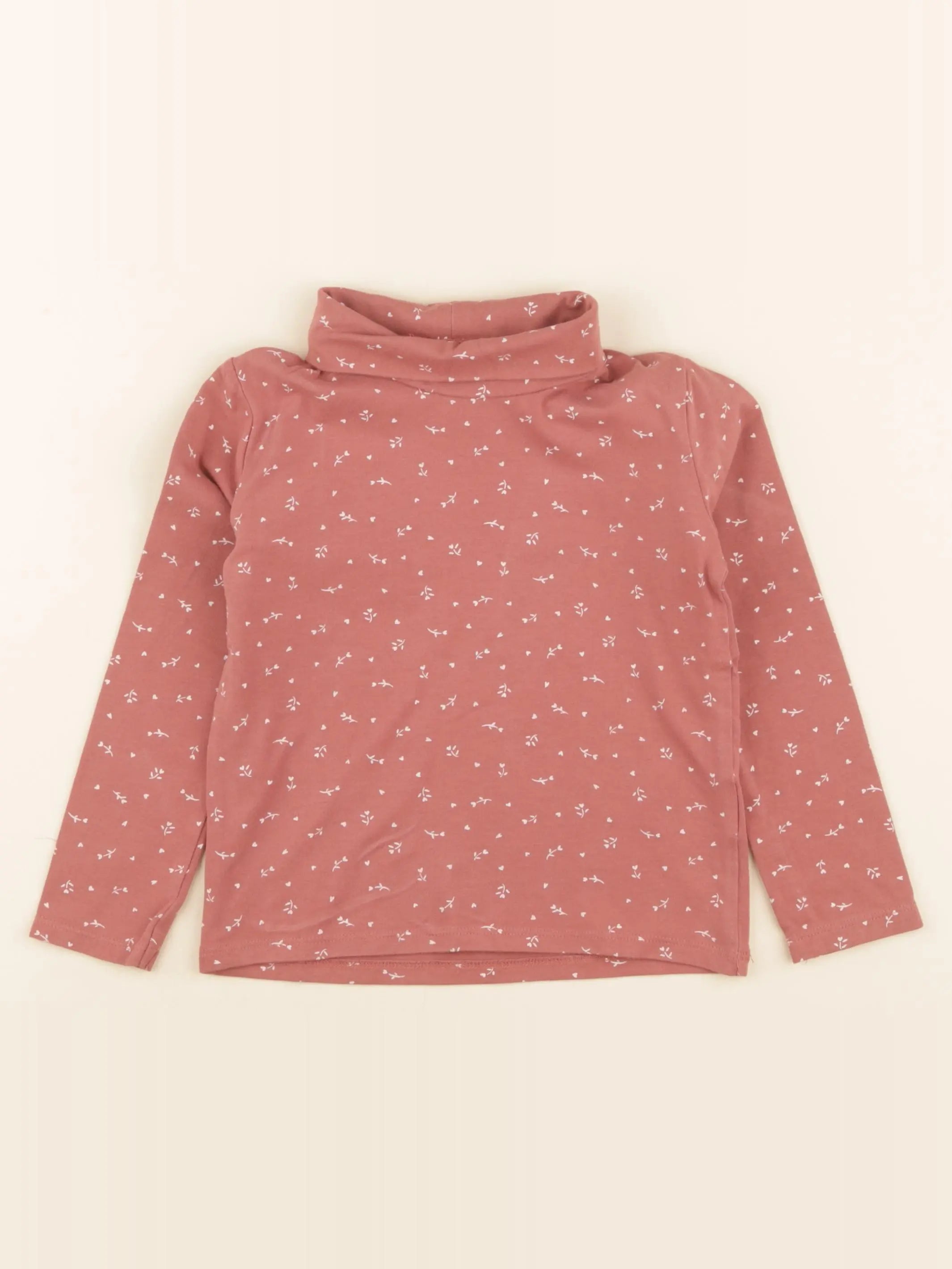 Vertbaudet - sous-pull rose - 4 ans