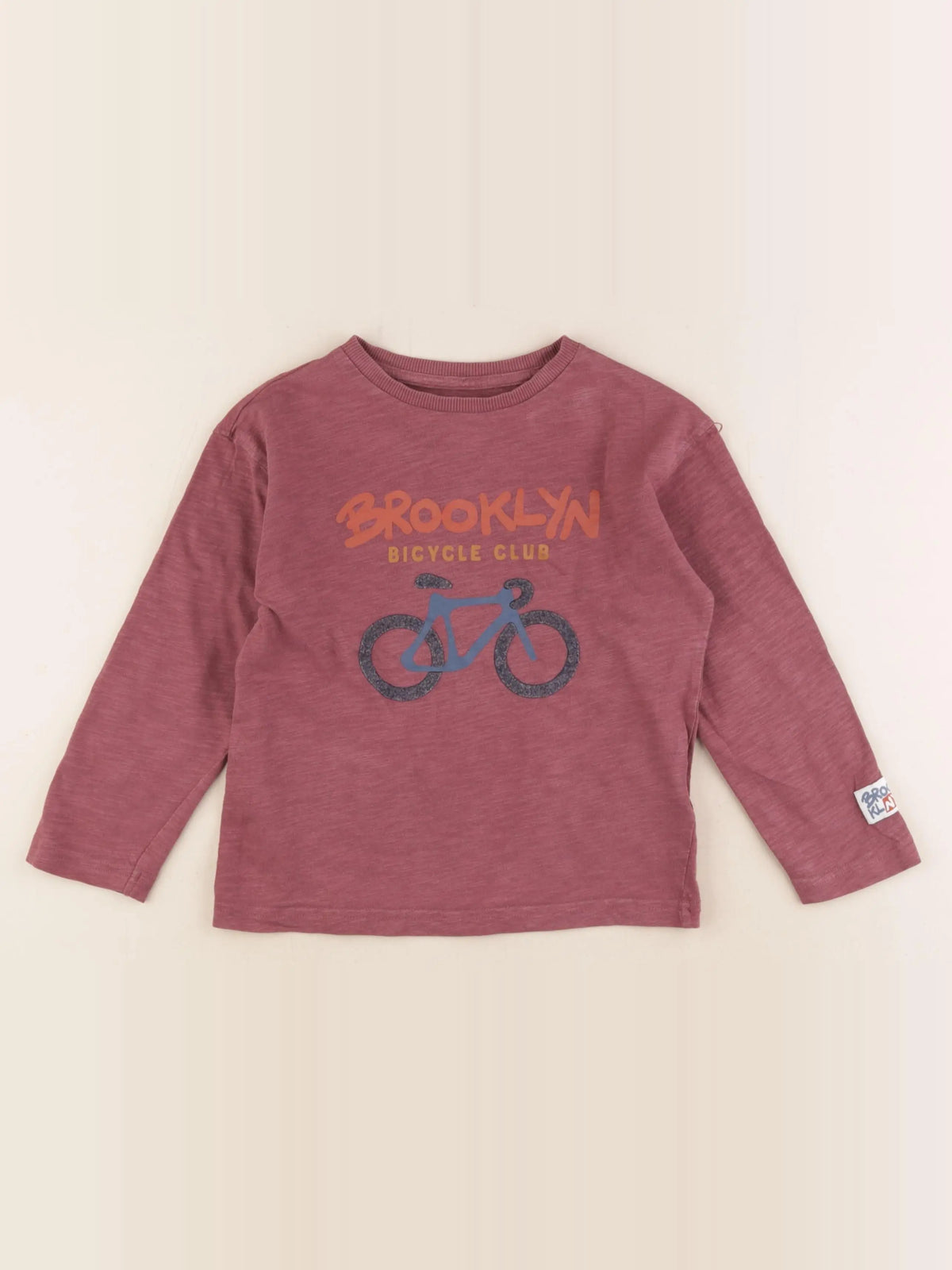 Vertbaudet - tee-shirt violet - 6 ans