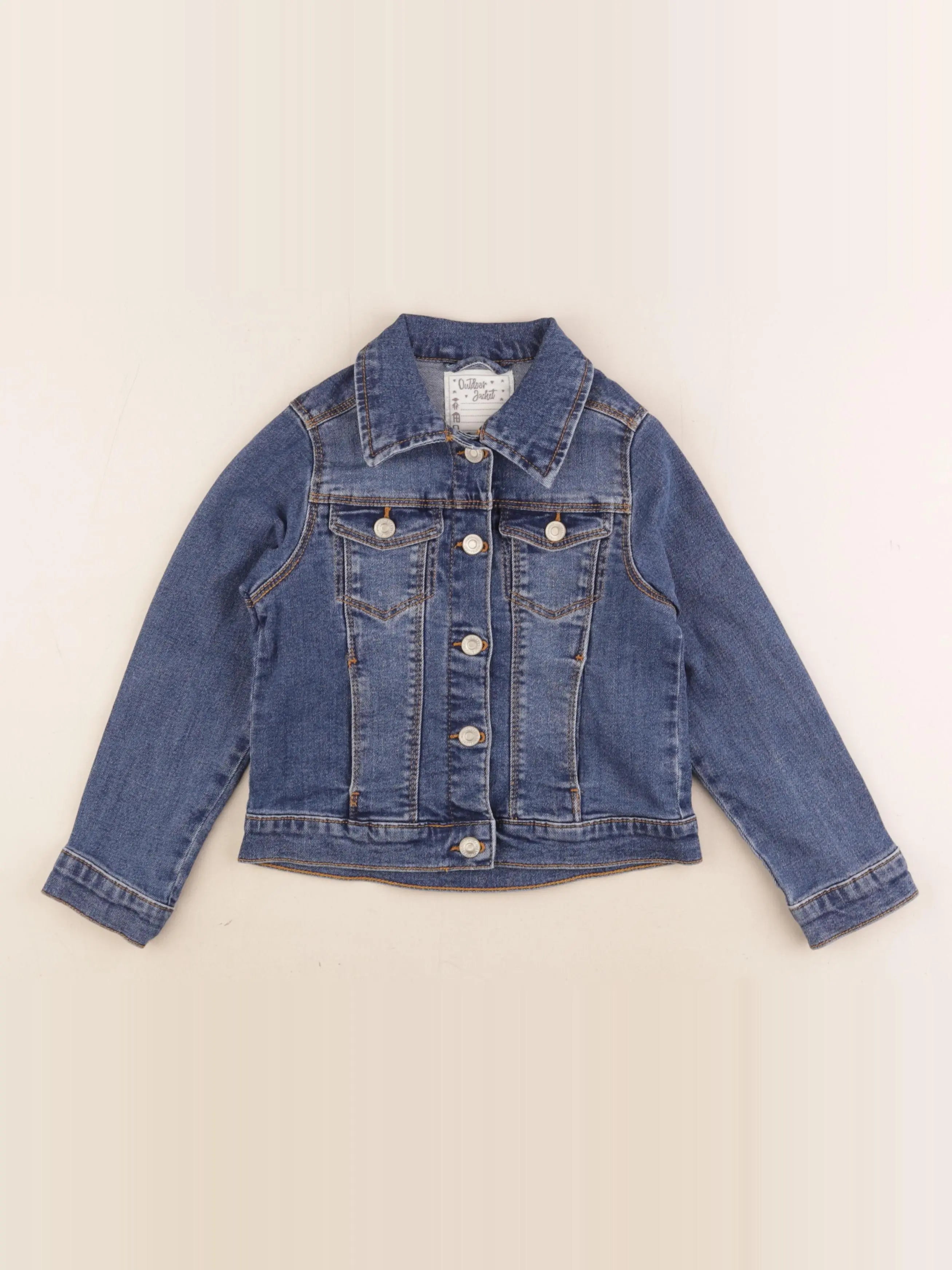 Vertbaudet - veste bleu - 6 ans