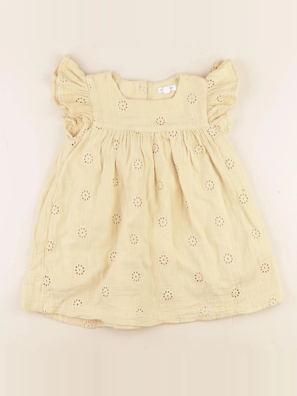 Vertbaudet - robe jaune - 3 ans
