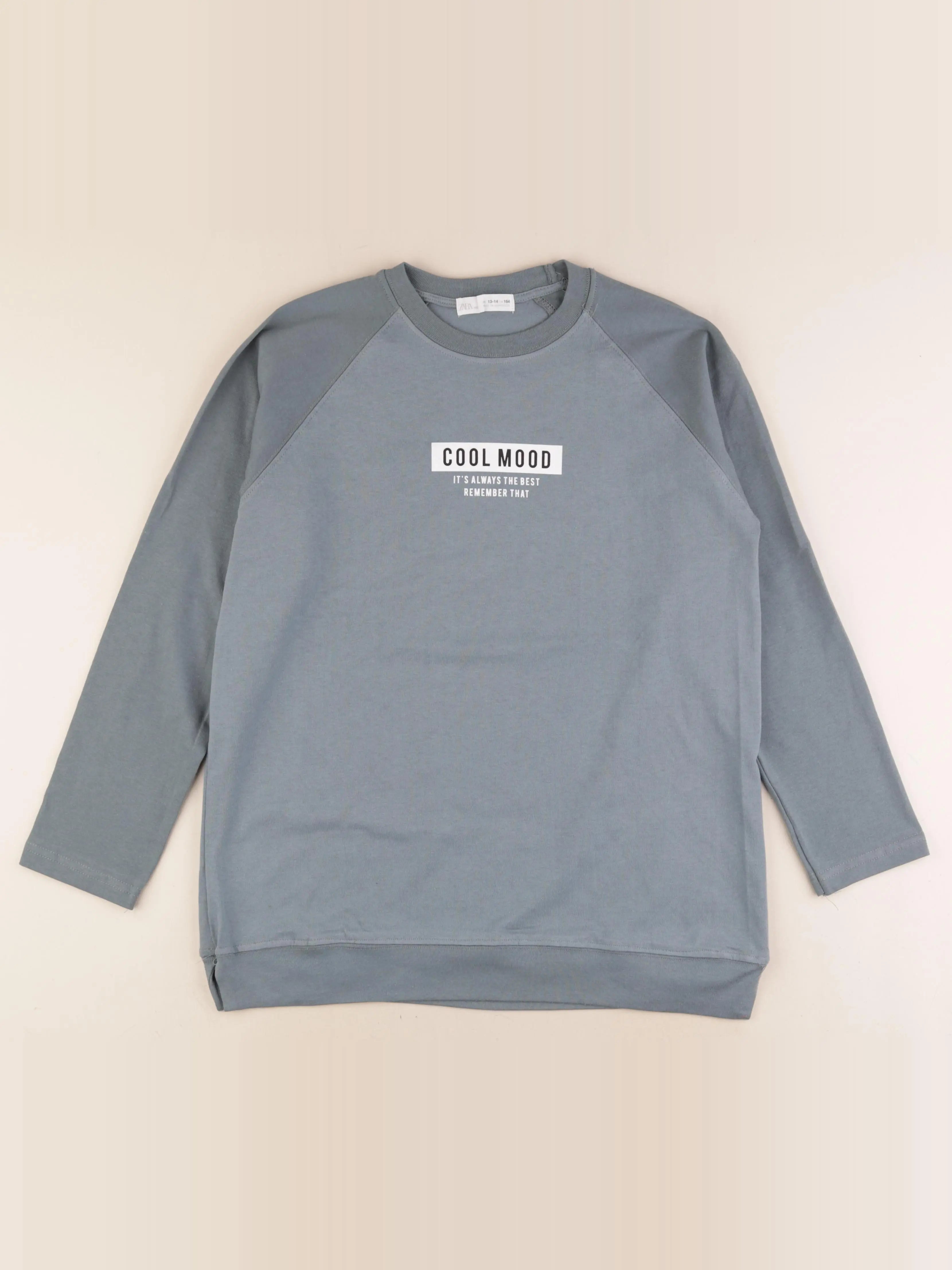 Zara - tee-shirt vert - 13/14 ans