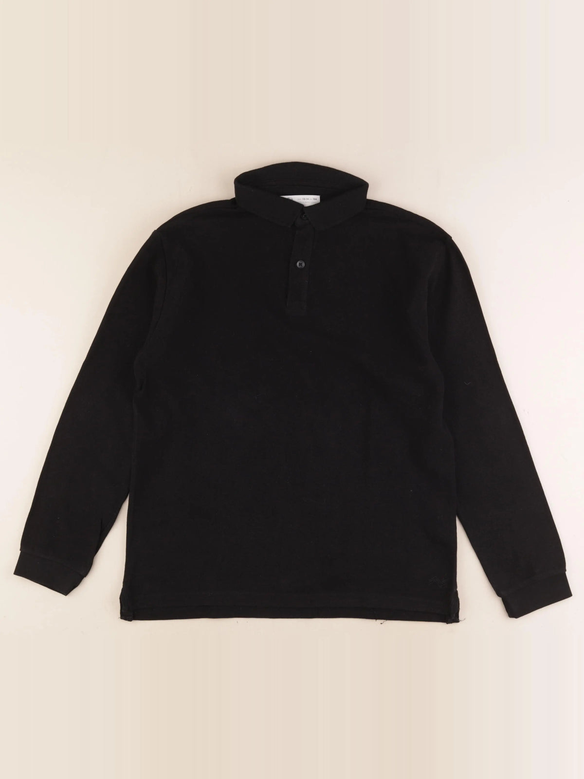 Zara - polo noir - 13/14 ans