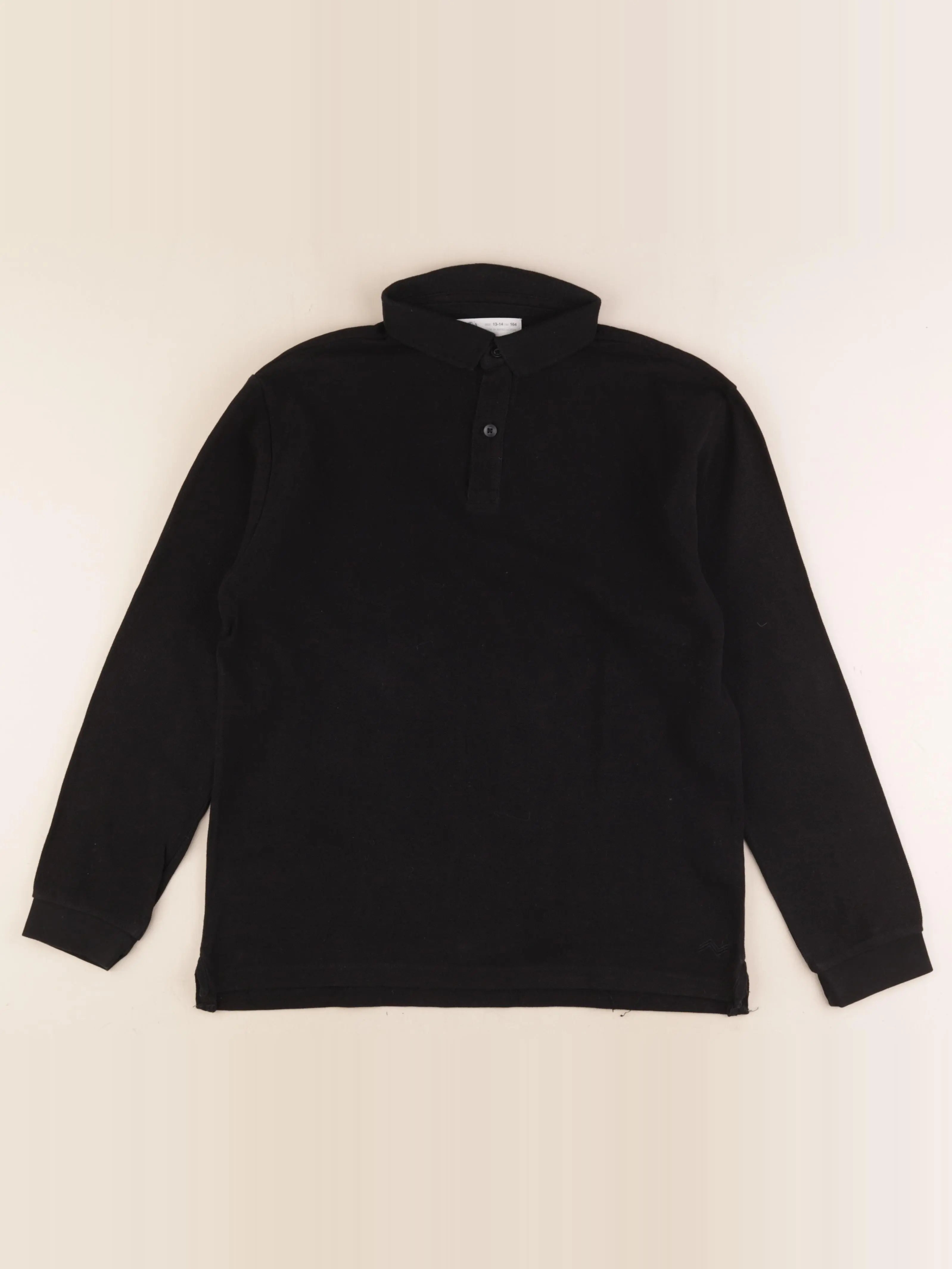 Zara - polo noir - 13/14 ans