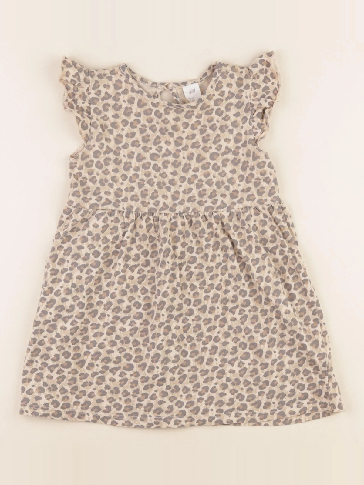 H&M - robe marron - 2/3 ans