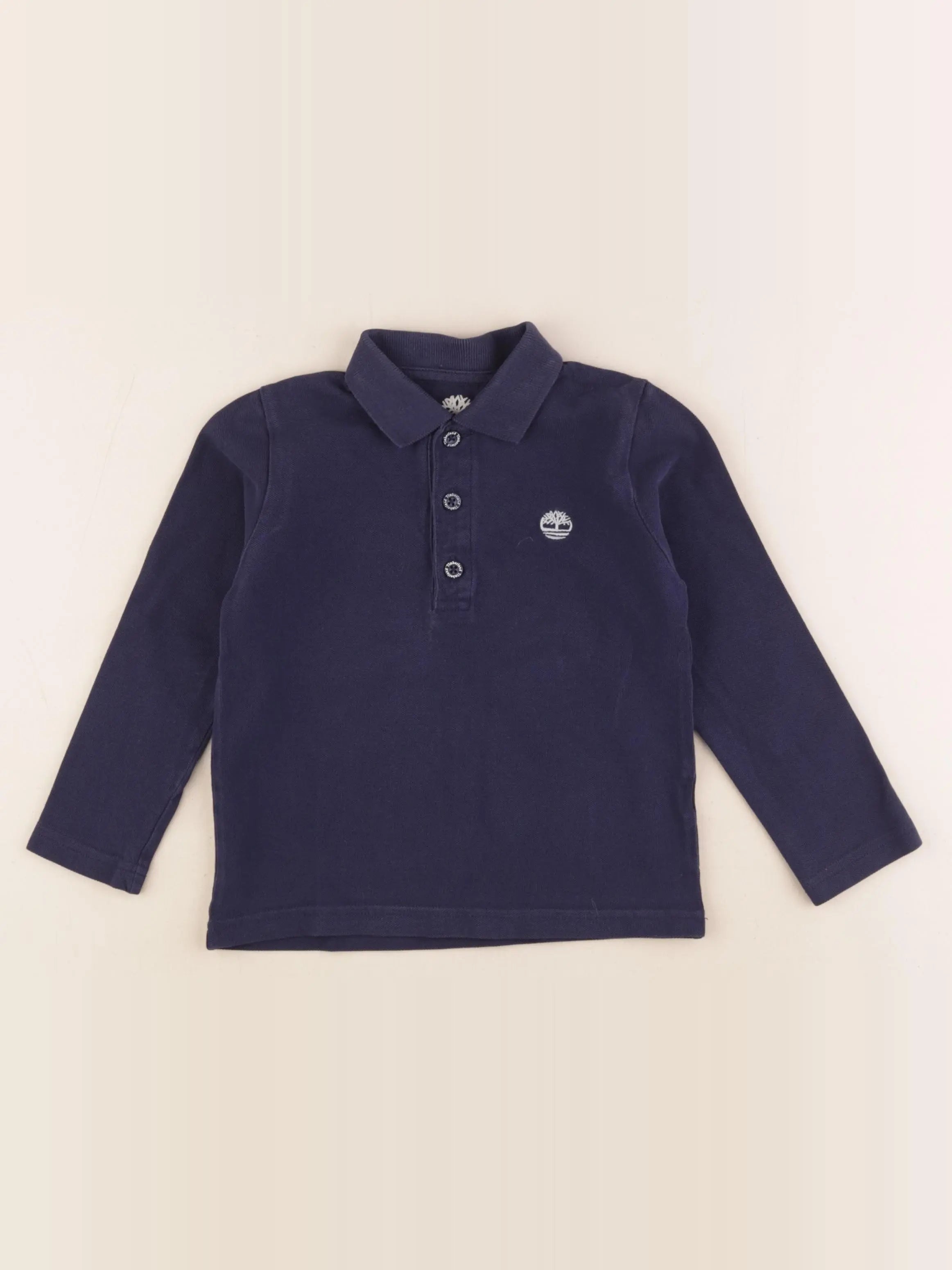 Timberland - polo bleu - 4 ans