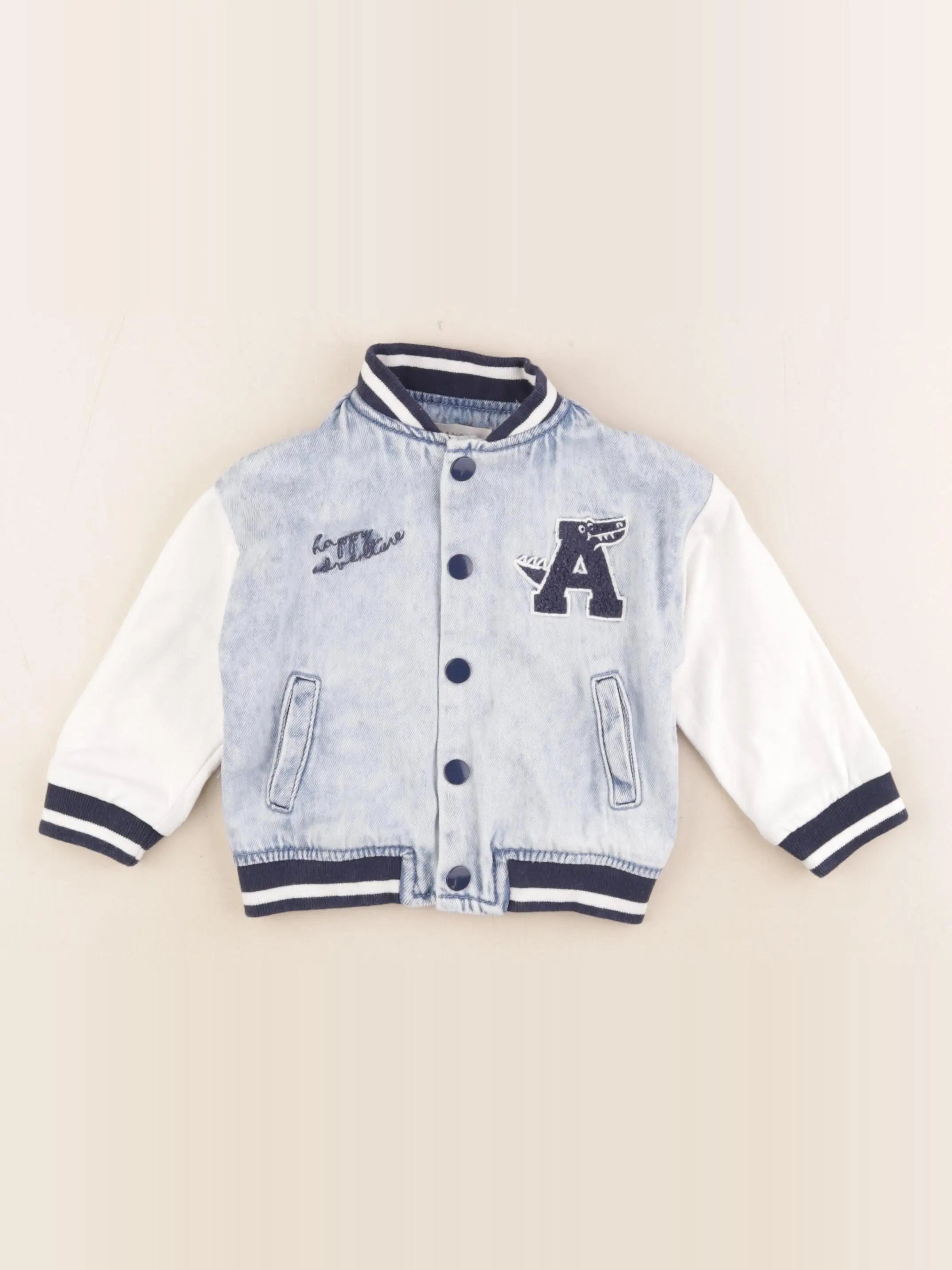 Manor Kids - veste bleu - 9 mois