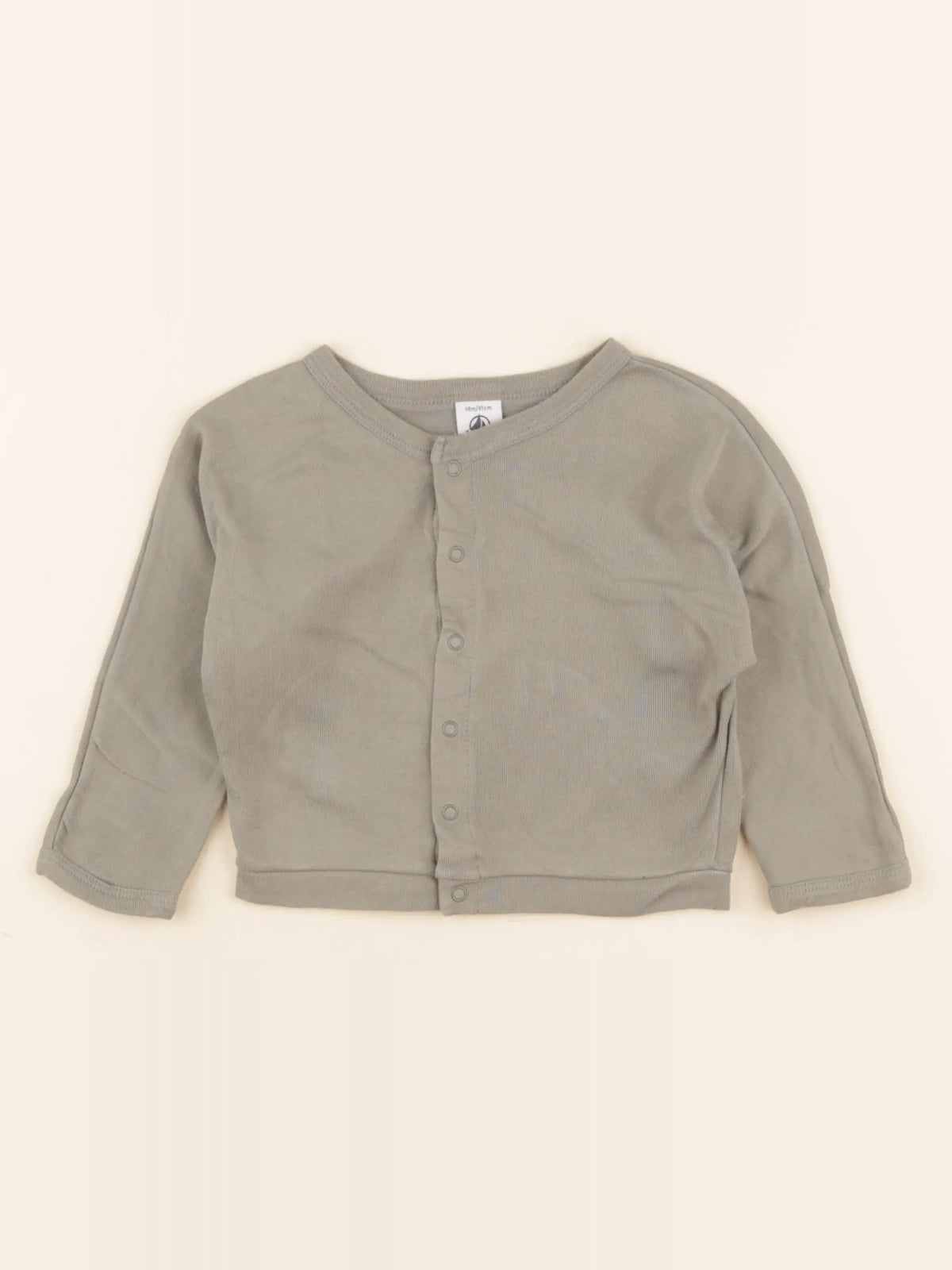 Petit Bateau - tee-shirt vert - 18 mois