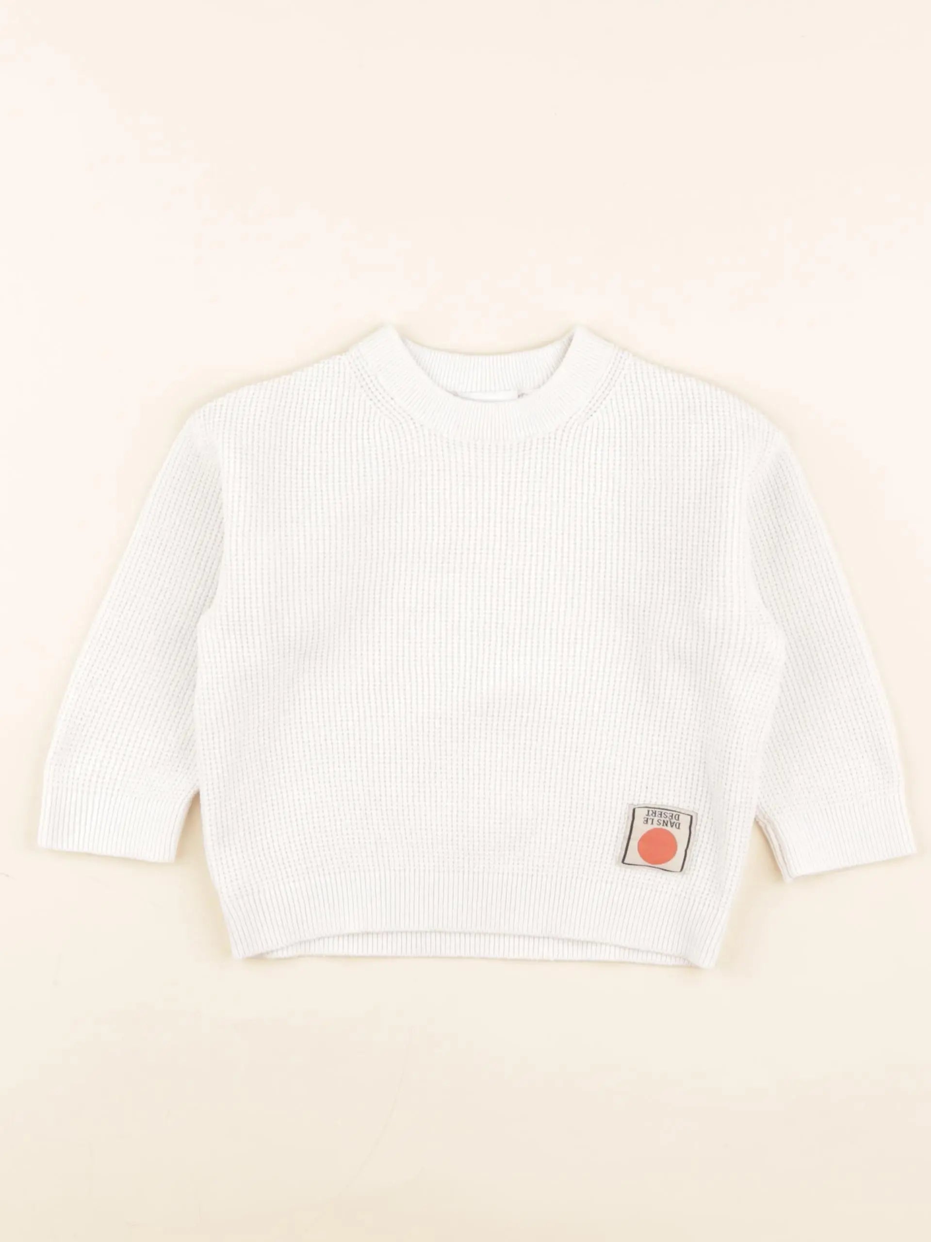 Zara - pull beige - 12/18 mois