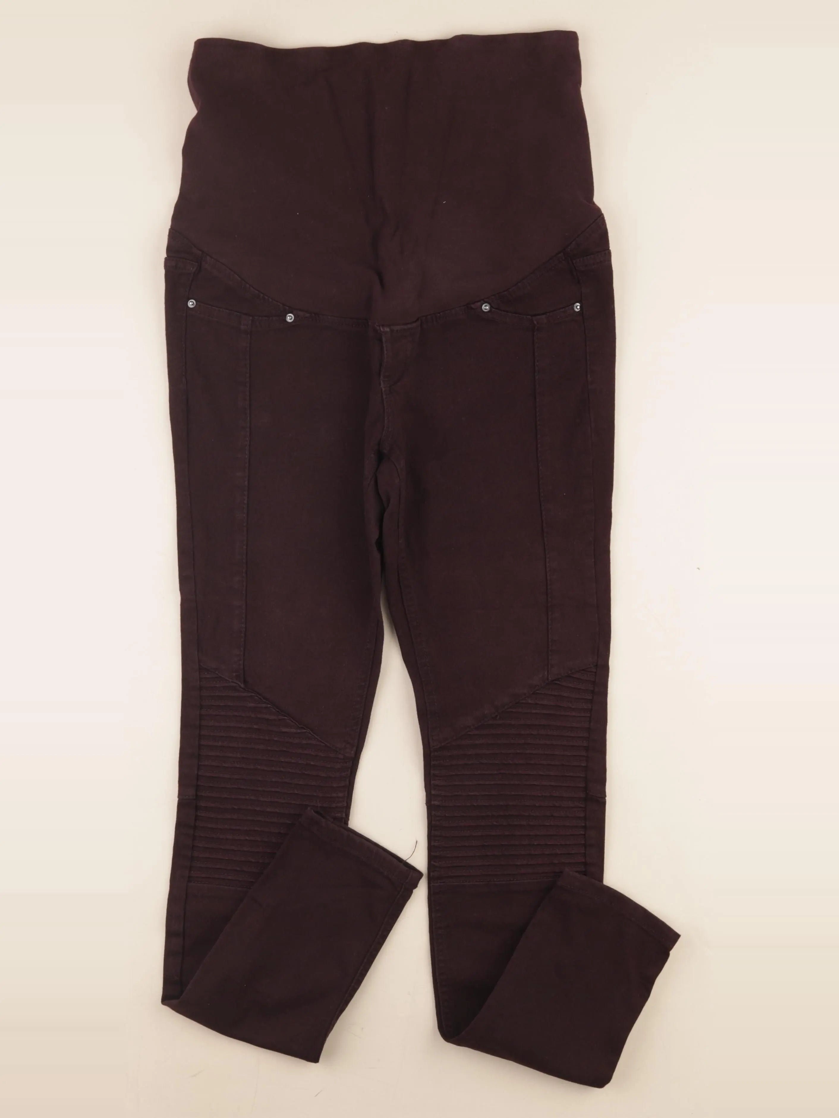 H&M - pantalon grossesse violet - 38