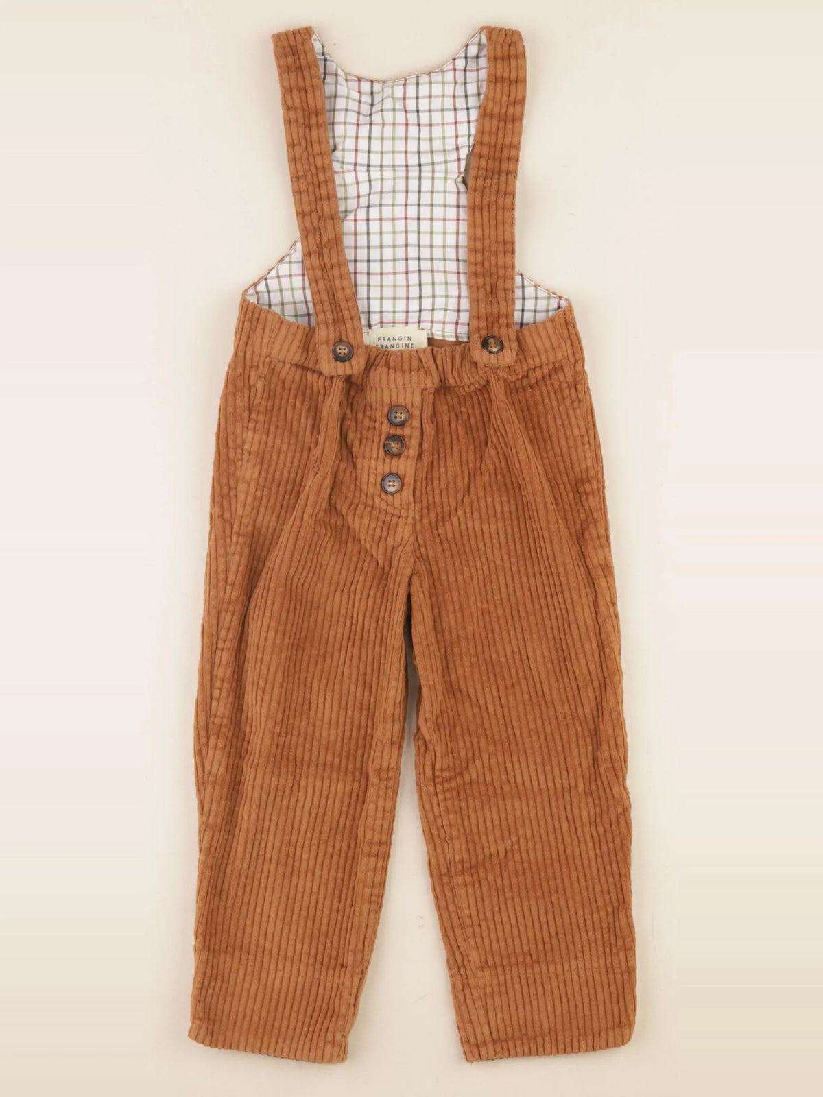 Frangin Frangine - salopette marron - 3 ans