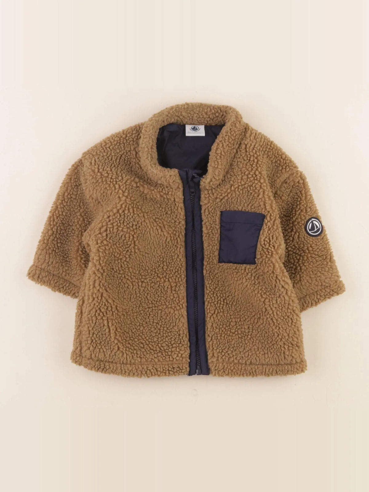 Petit Bateau - veste marron - 6 mois