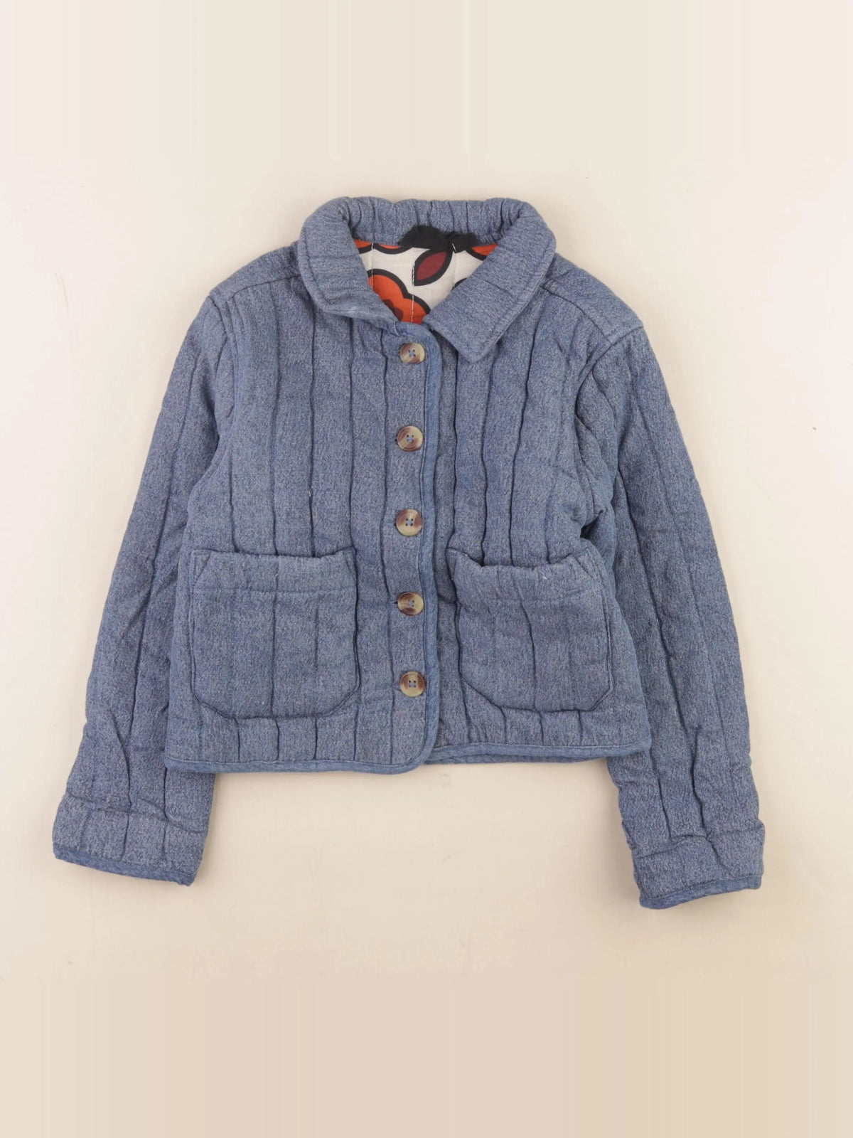Monoprix - veste bleu - 5 ans