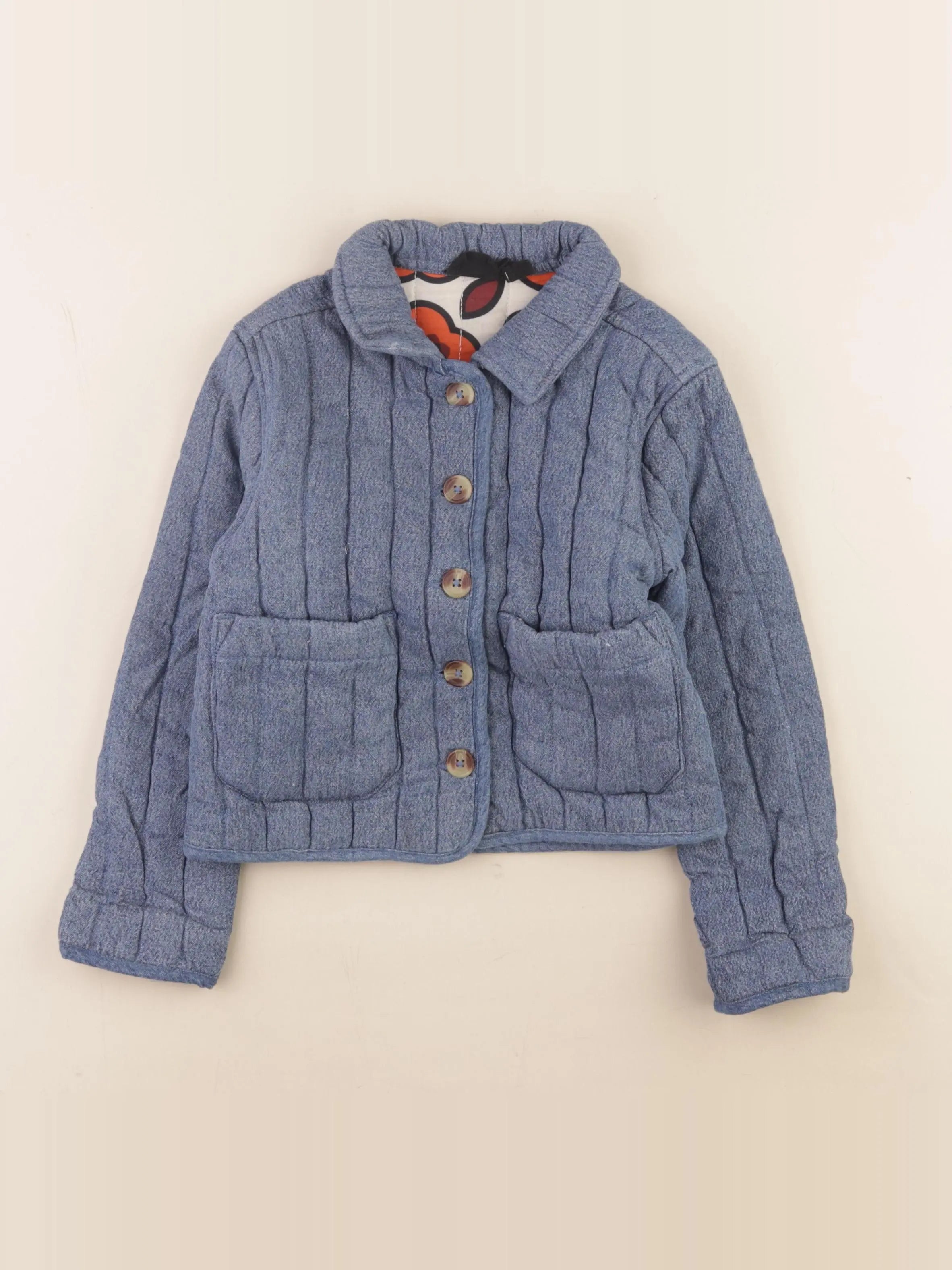 Monoprix - veste bleu - 5 ans