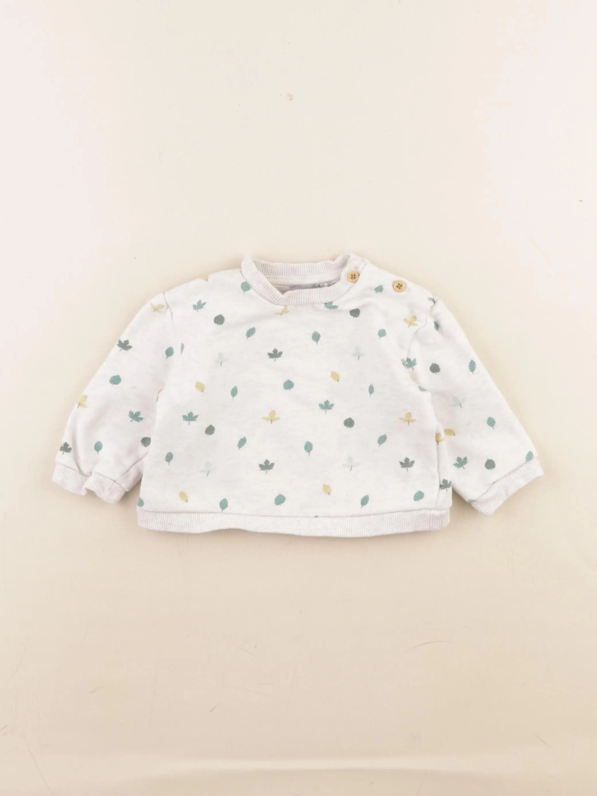 Boutchou - sweat marron - 9 mois