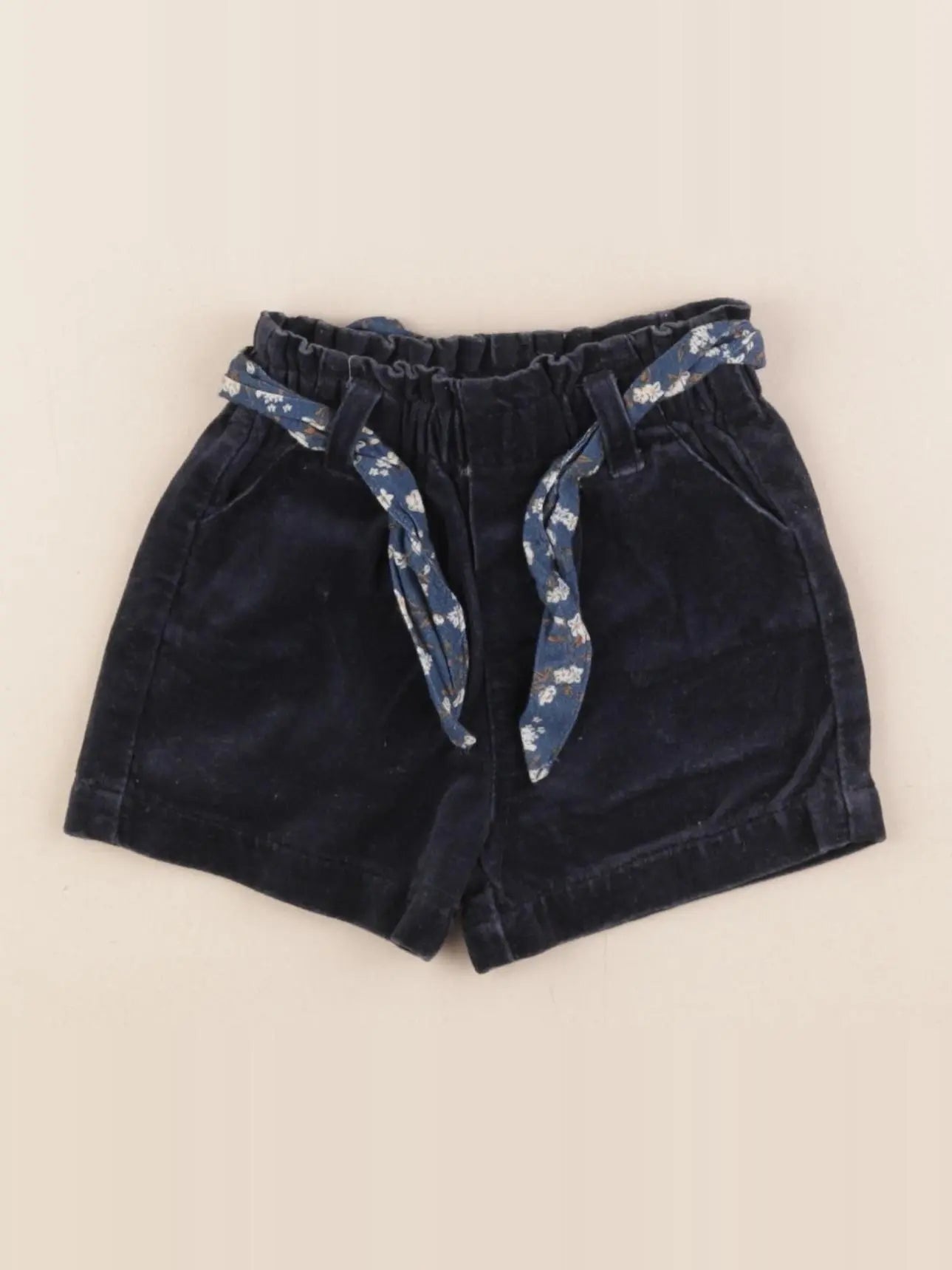 Vertbaudet - short bleu - 6 mois