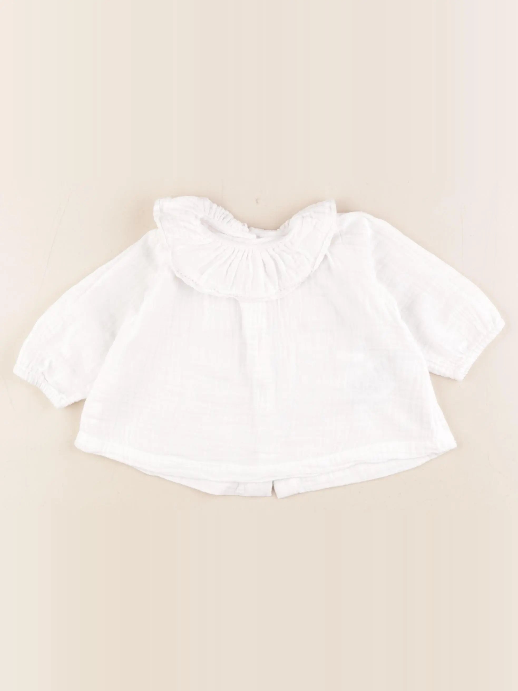 Vertbaudet - blouse blanc - 3 mois