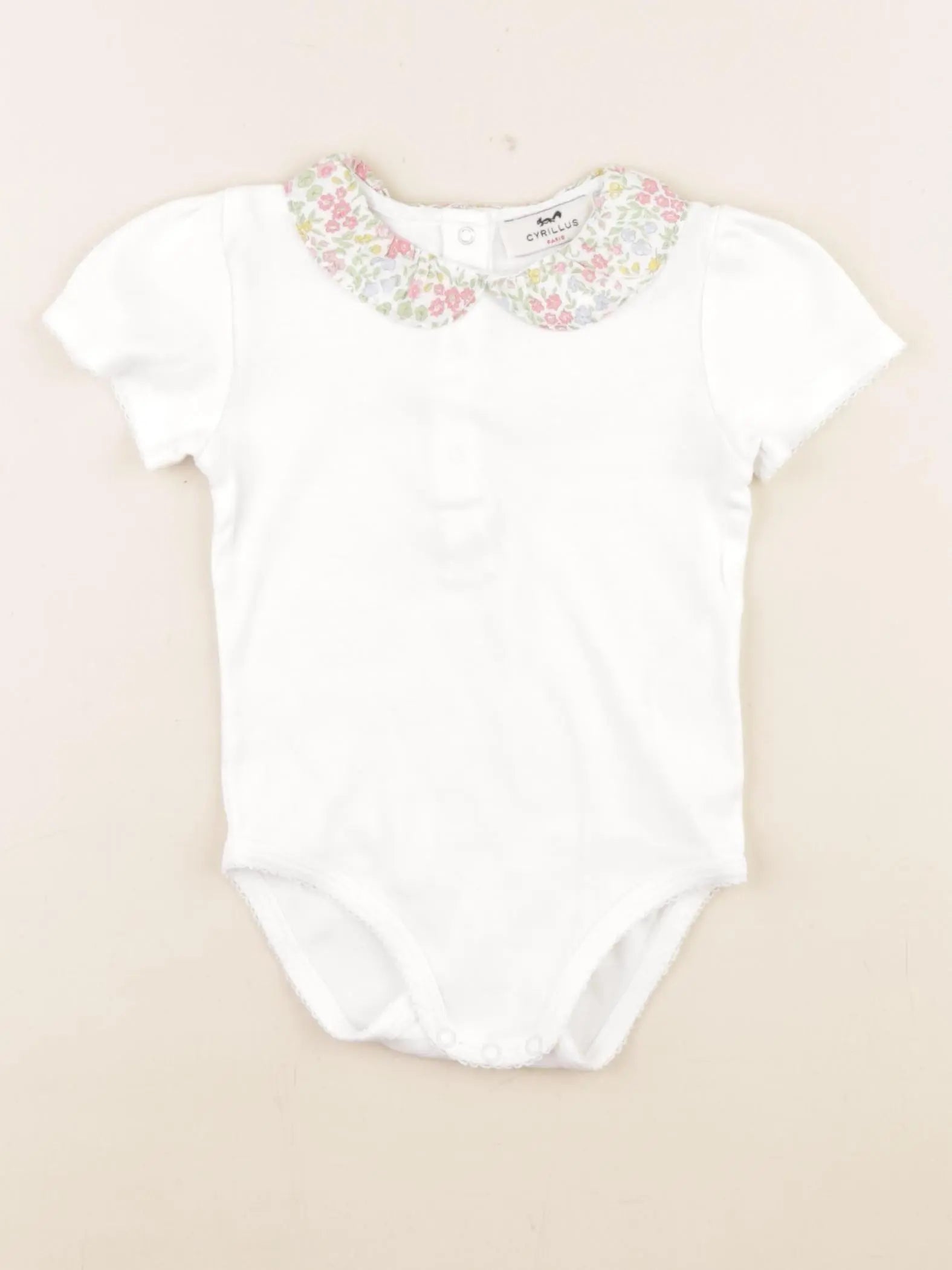 Cyrillus - body liberty blanc - 18 mois