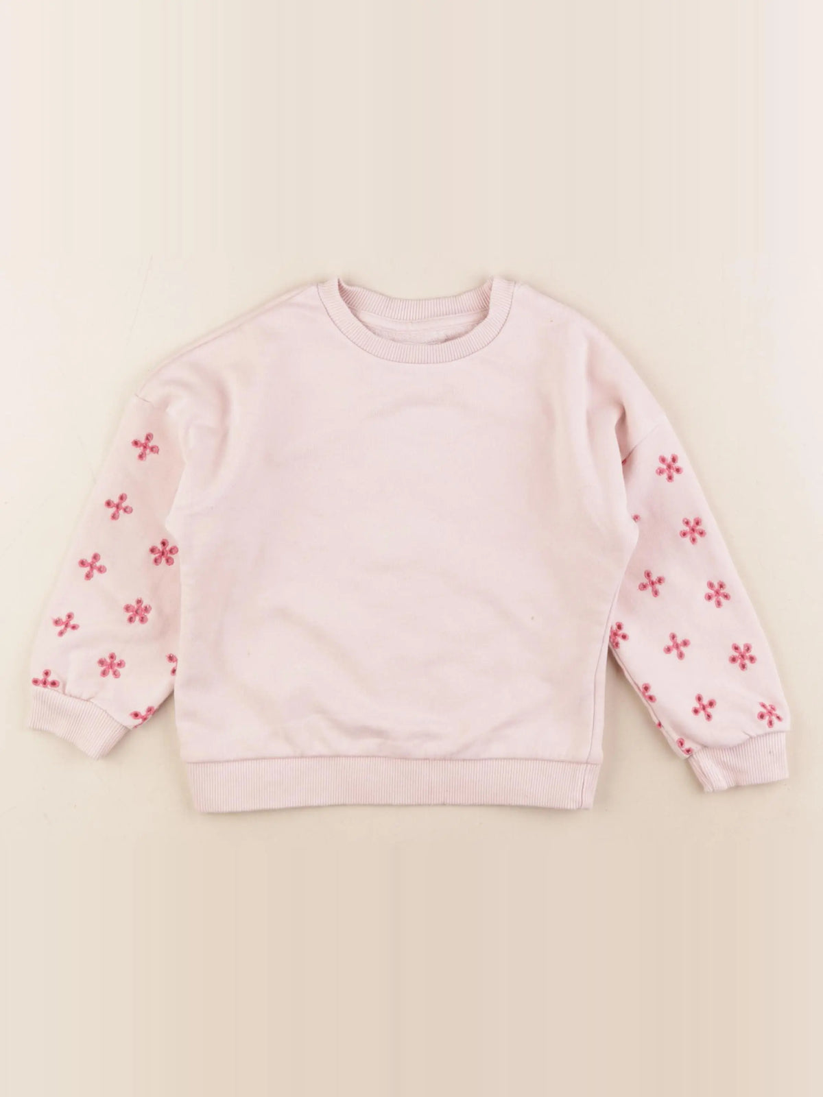 Vertbaudet - sweat rose - 4 ans