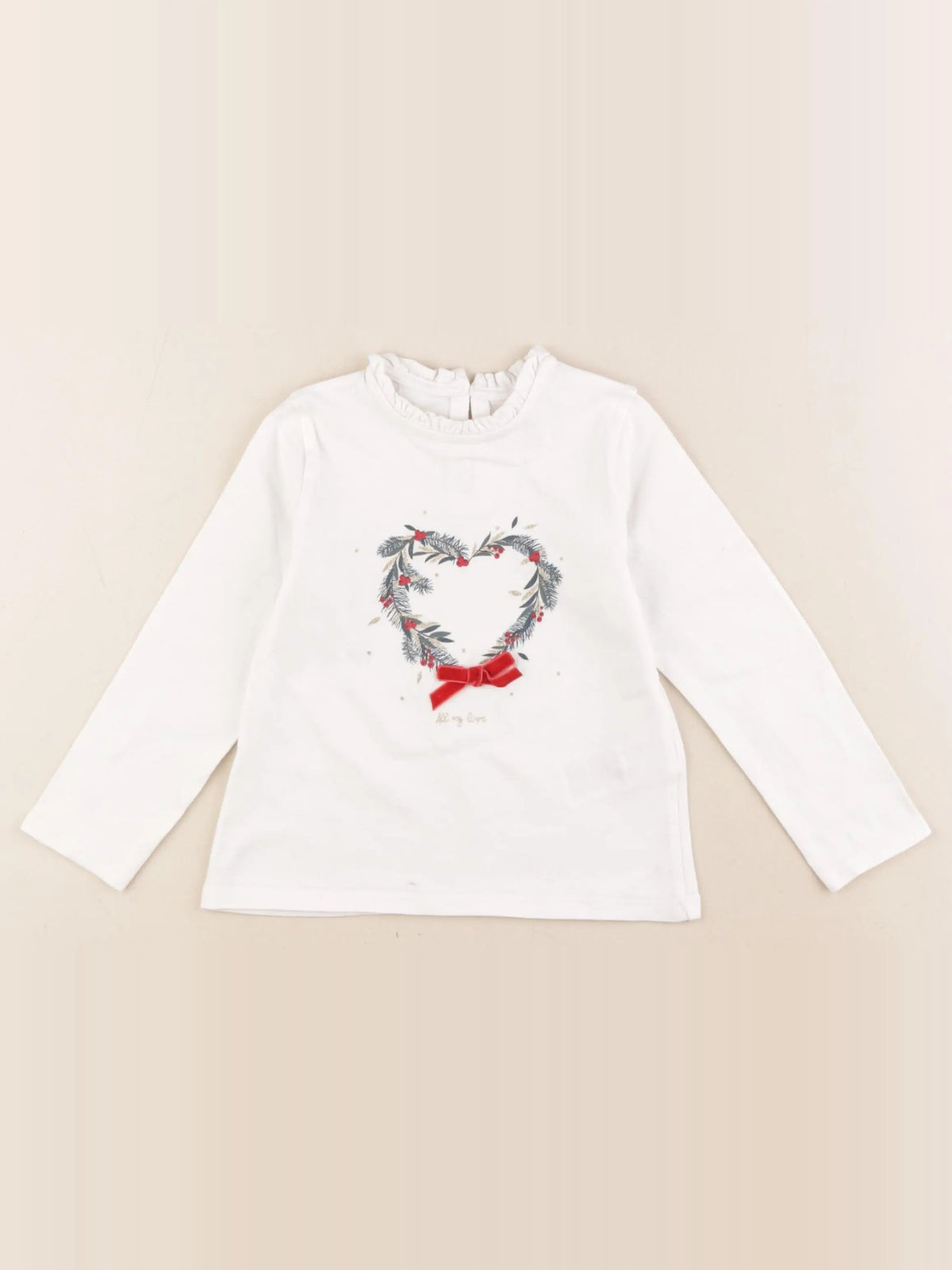 Vertbaudet - tee-shirt blanc - 3 ans